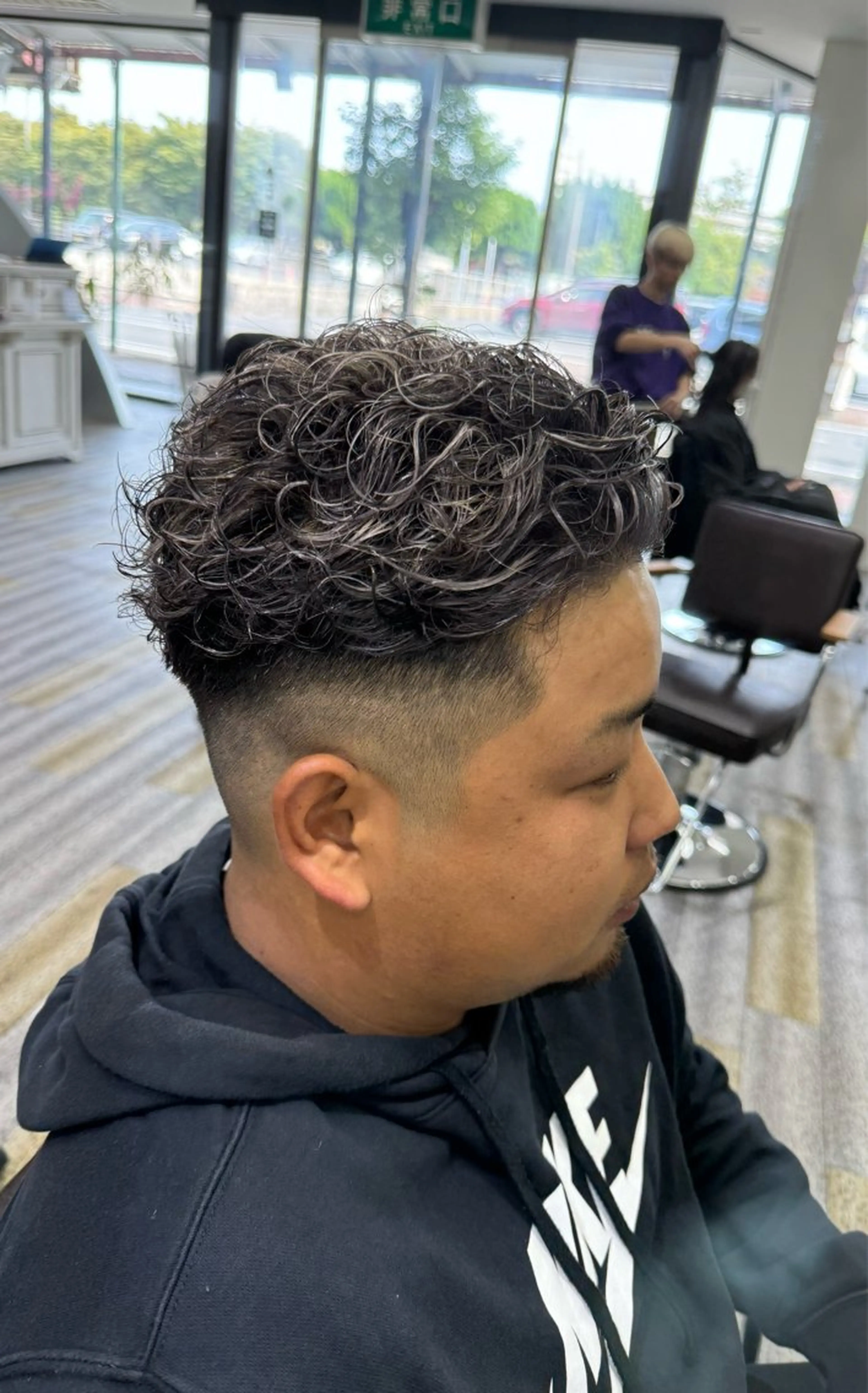 ショート カラー パーマ メンズ カット ヘアカラー パーマ 【メンズ特化】岩瀬 武【メンズパーマ】のヘアスタイル