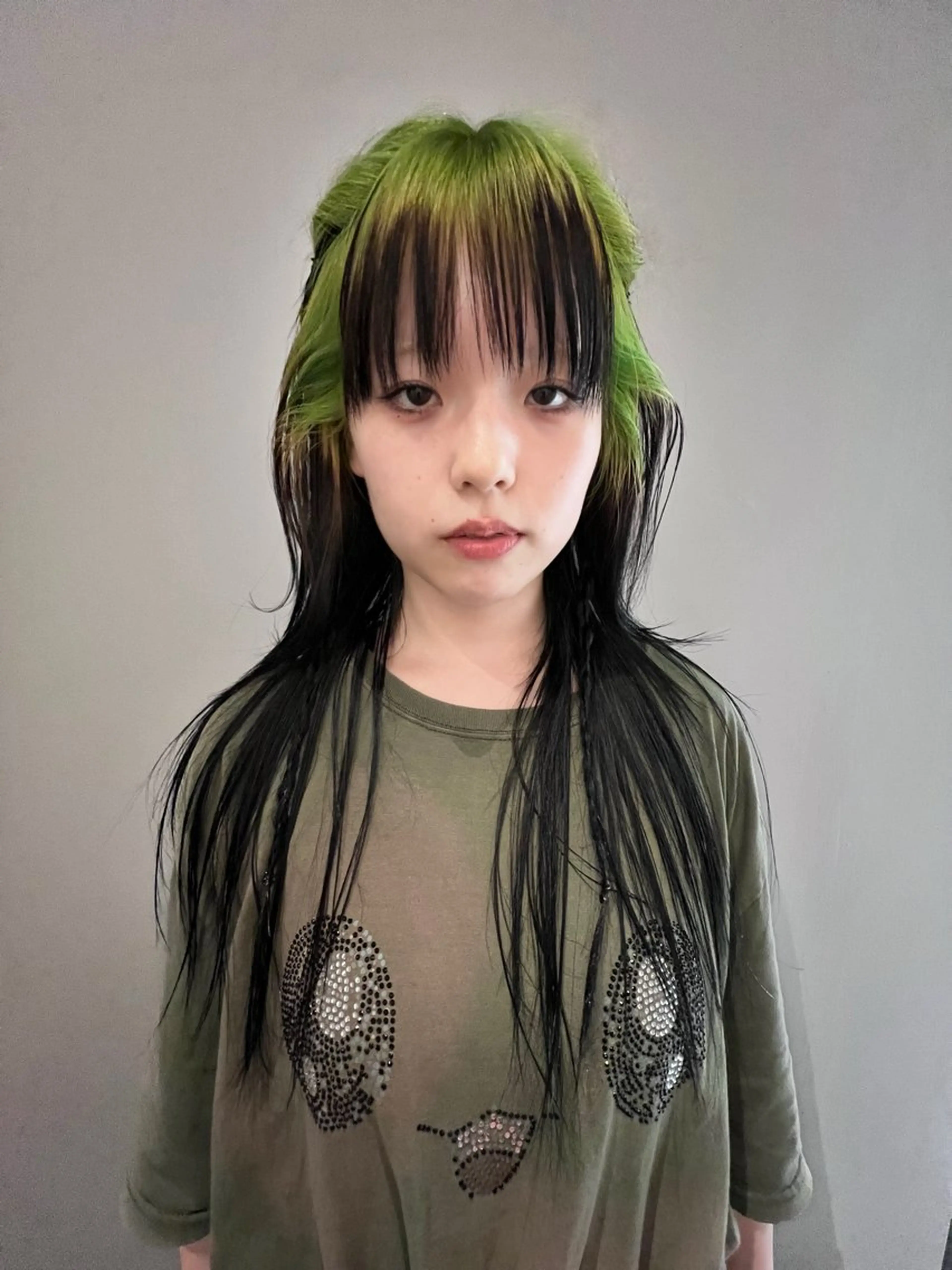 ロング カラー カット ヘアカラー haco＋所属・圧倒的デザイン力 店長🎨RENAのヘアスタイル