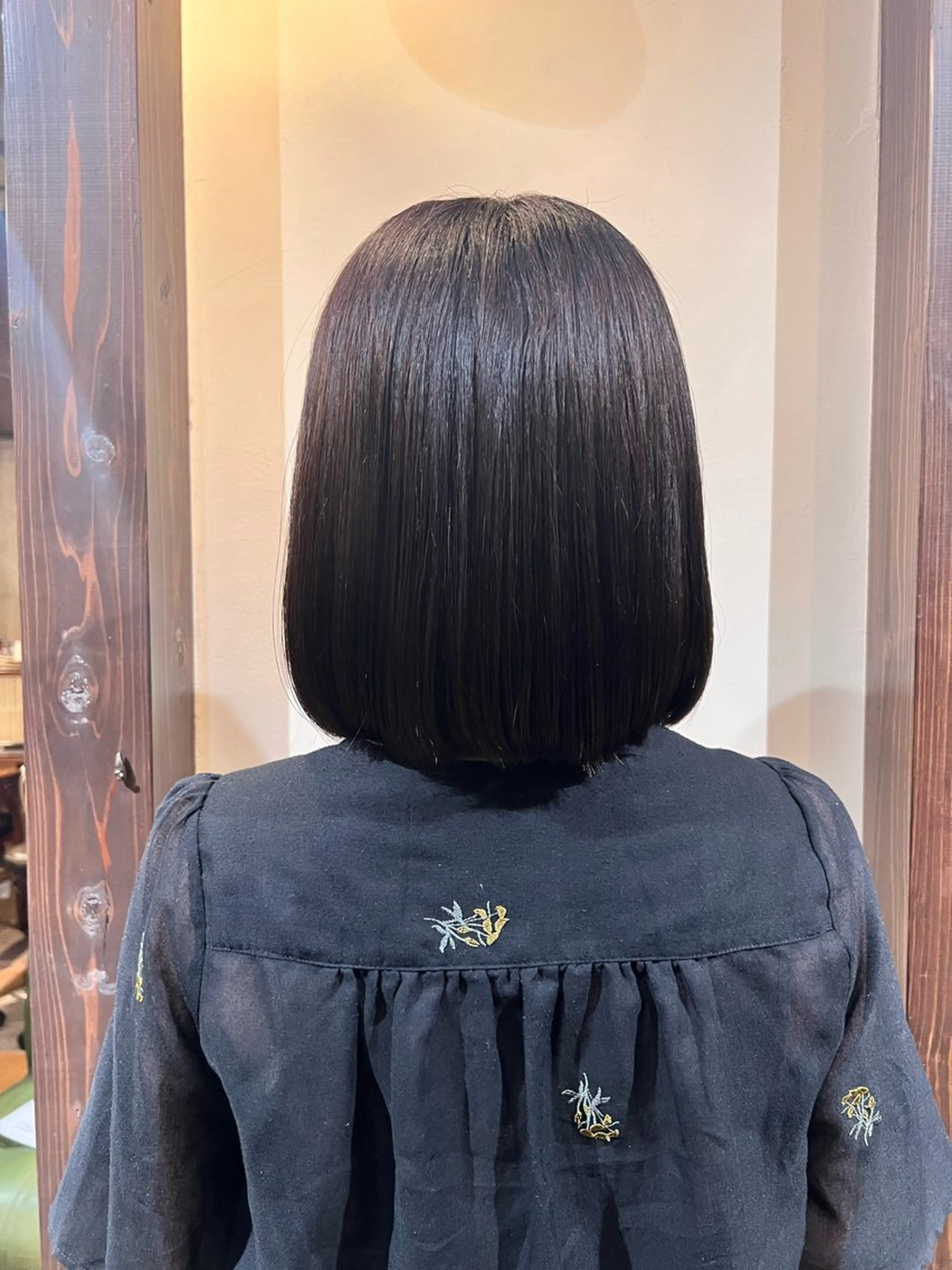 ミディアム カラー オレンジ Luster Friends所属・まゆ | 艶カラー | ストレートのヘアスタイル