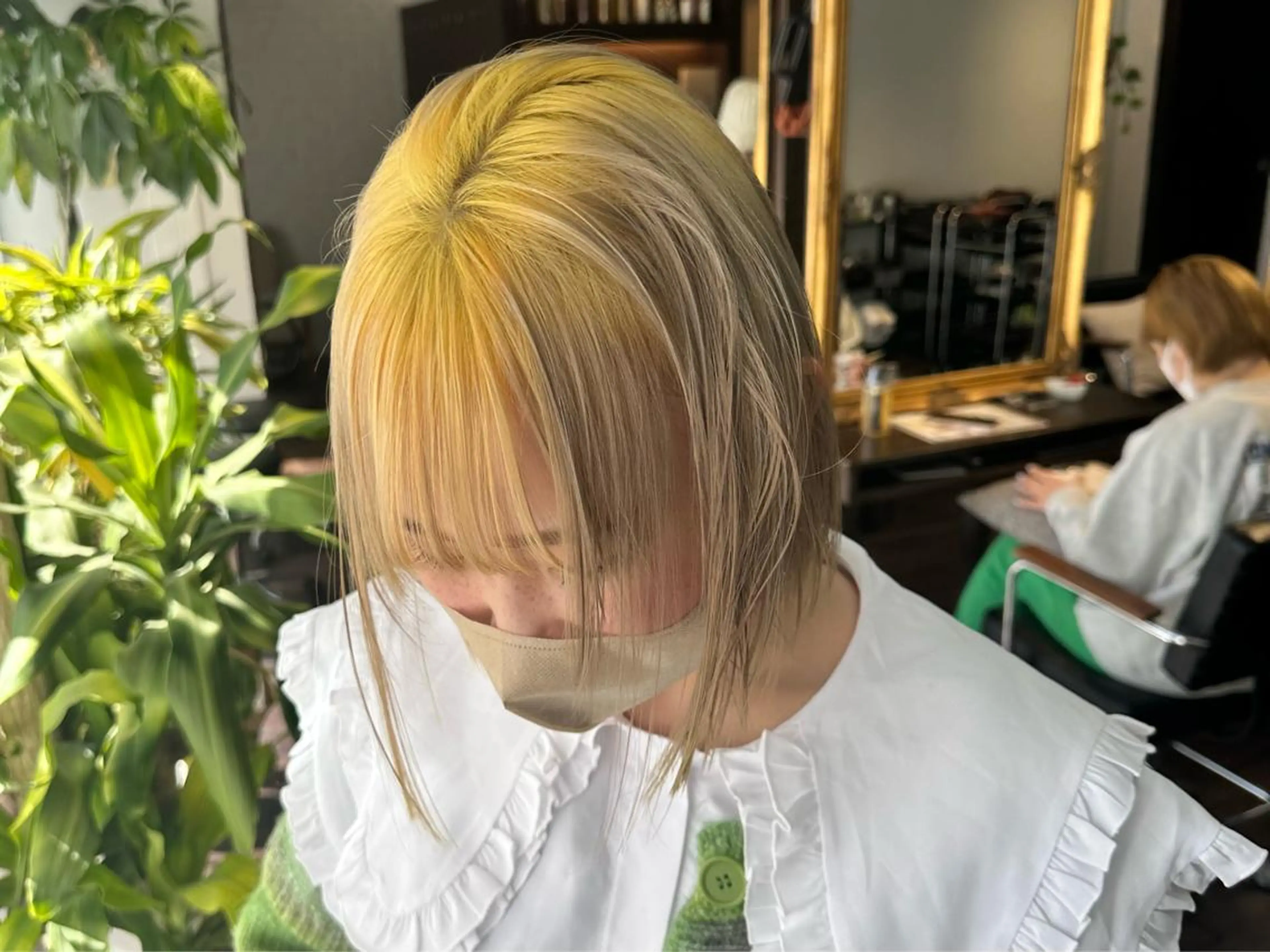 ショート カラー アディクシーカラー ブリーチ ケアブリーチ デザインカラー ハイトーンカラー カット ヘアカラー トリートメント ワンホンヘア ケラチン/Kaitoのヘアスタイル