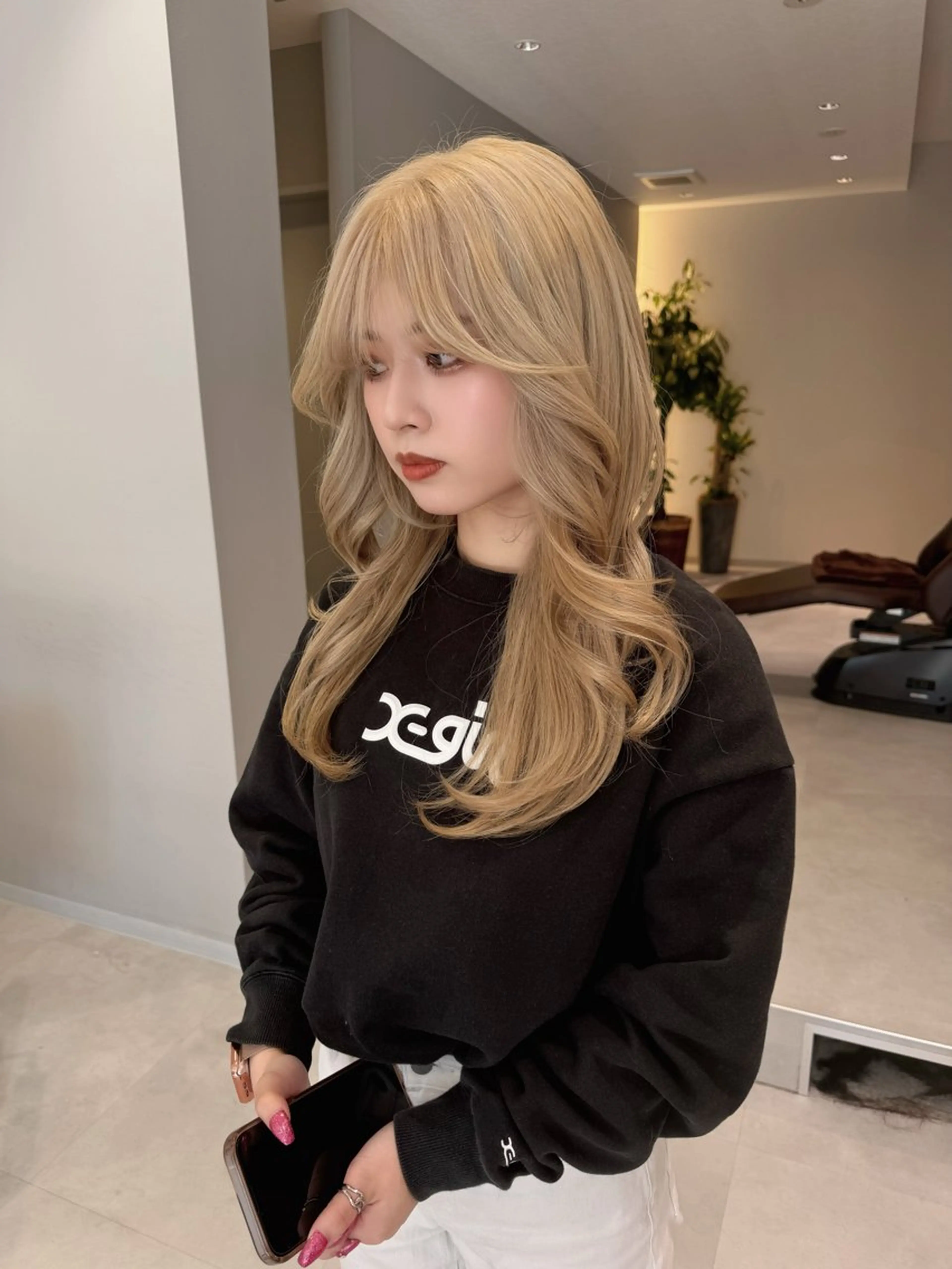 ロング カラー カット ヘアカラー トリートメント ヘアセット ✂️似合わせの魔術師 石田一樹✂️のヘアスタイル