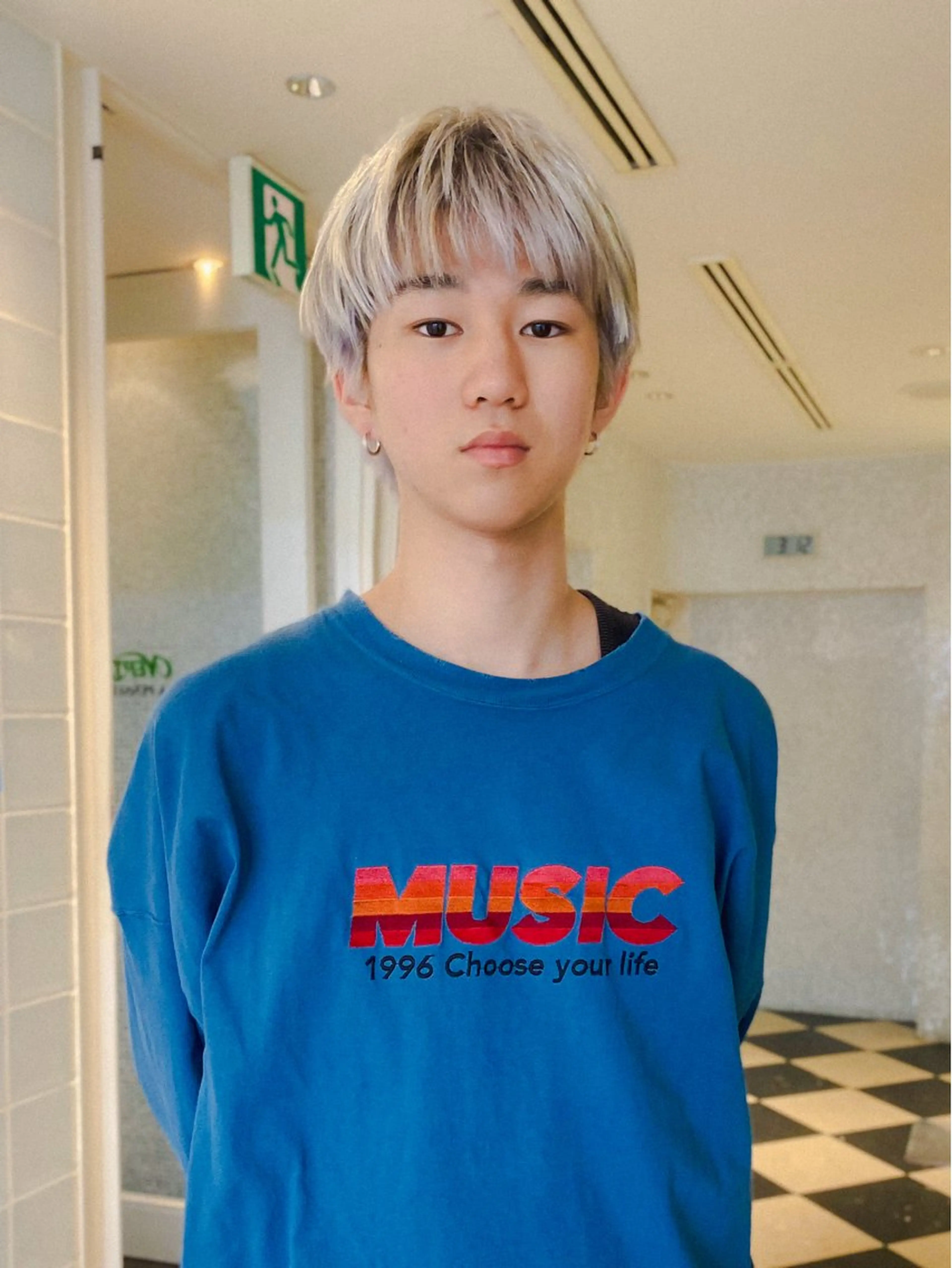 ショート カラー メンズ メンズパーマ/ブリー チ/motokiのヘアスタイル