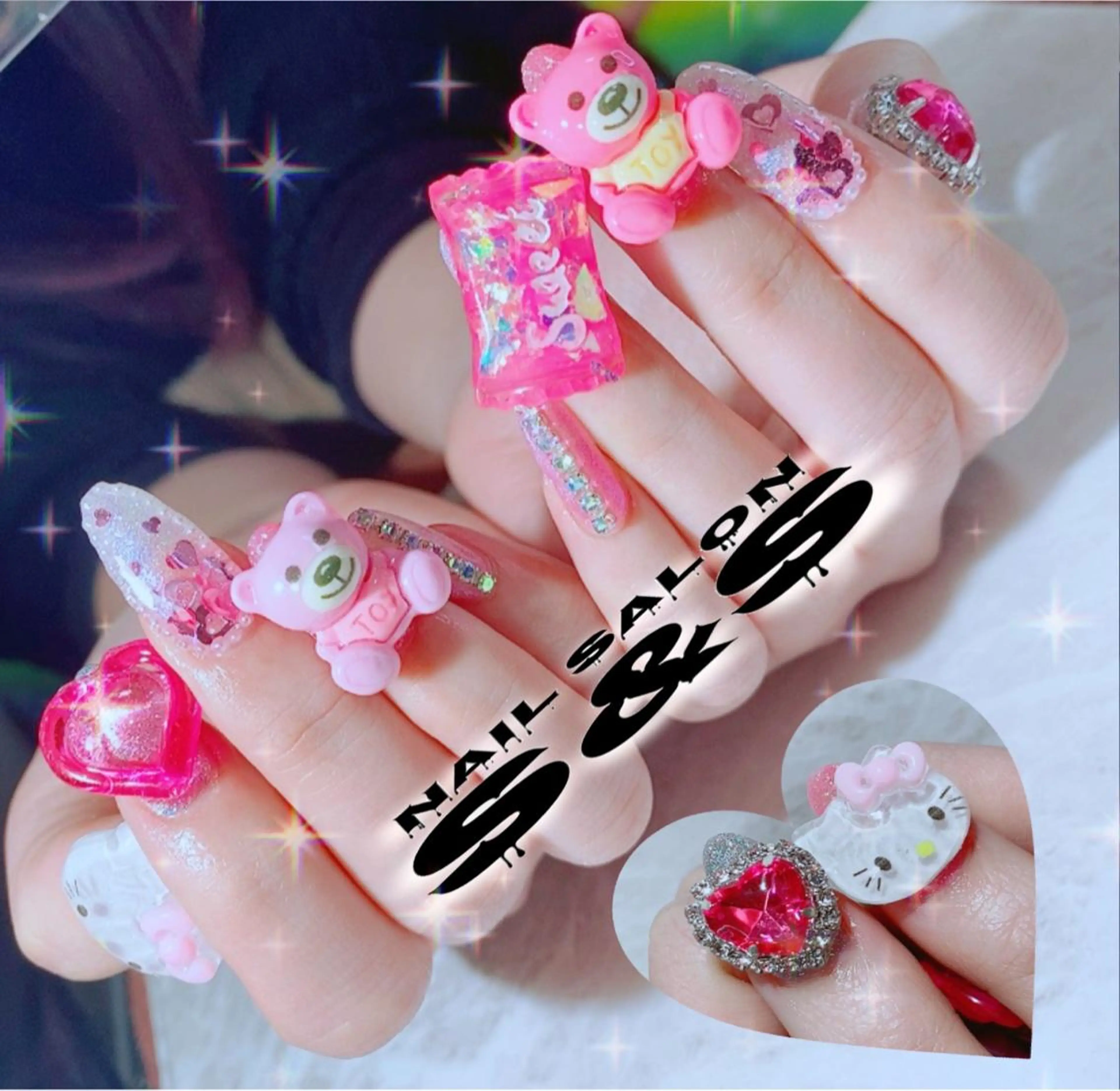 ネイル 長さ出し メンズネイル 持ち込み スカルプネイル S&S 村田小百合のネイルデザイン