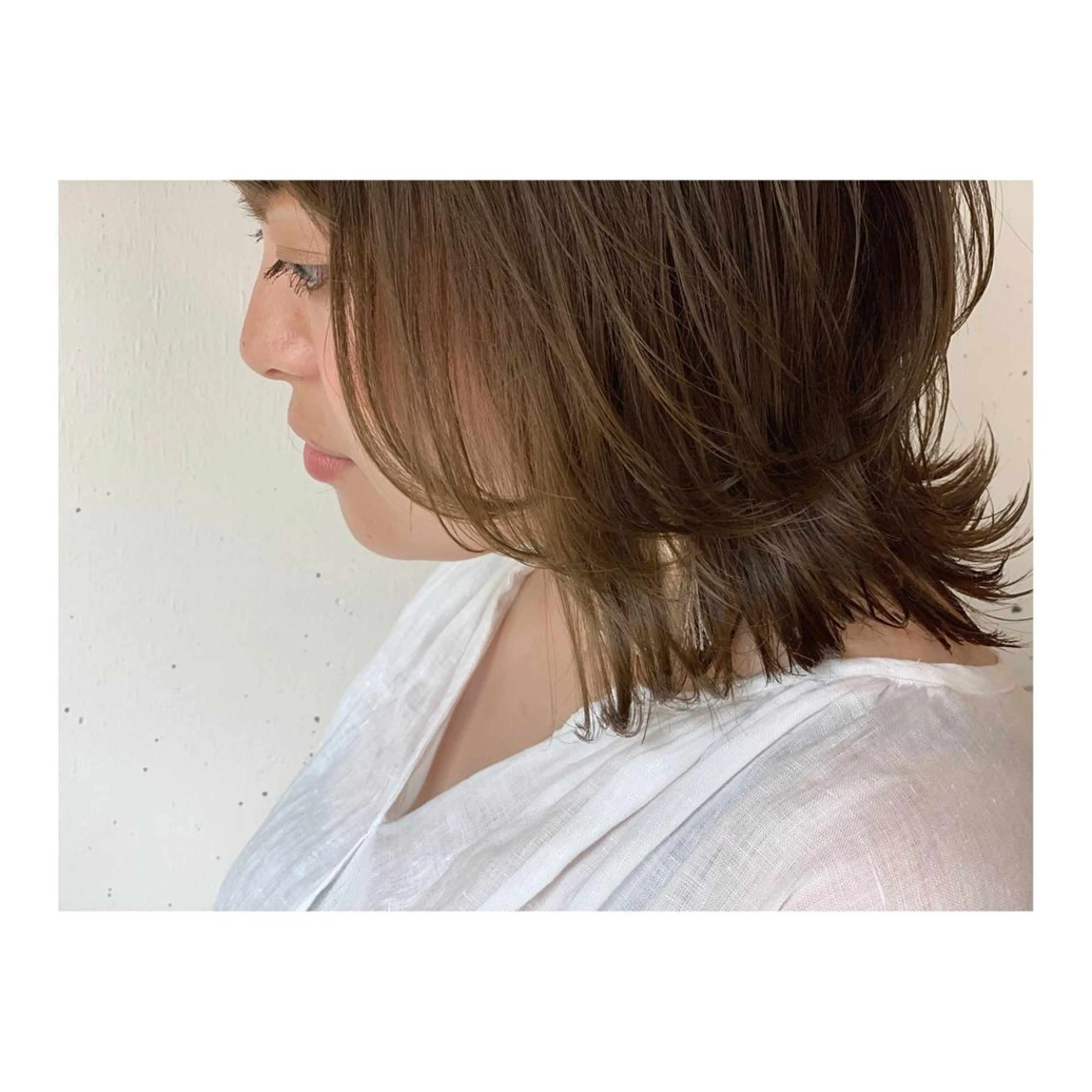 ミディアム カラー ヘアアレンジ ◎モチマル チアキ◎のヘアスタイル