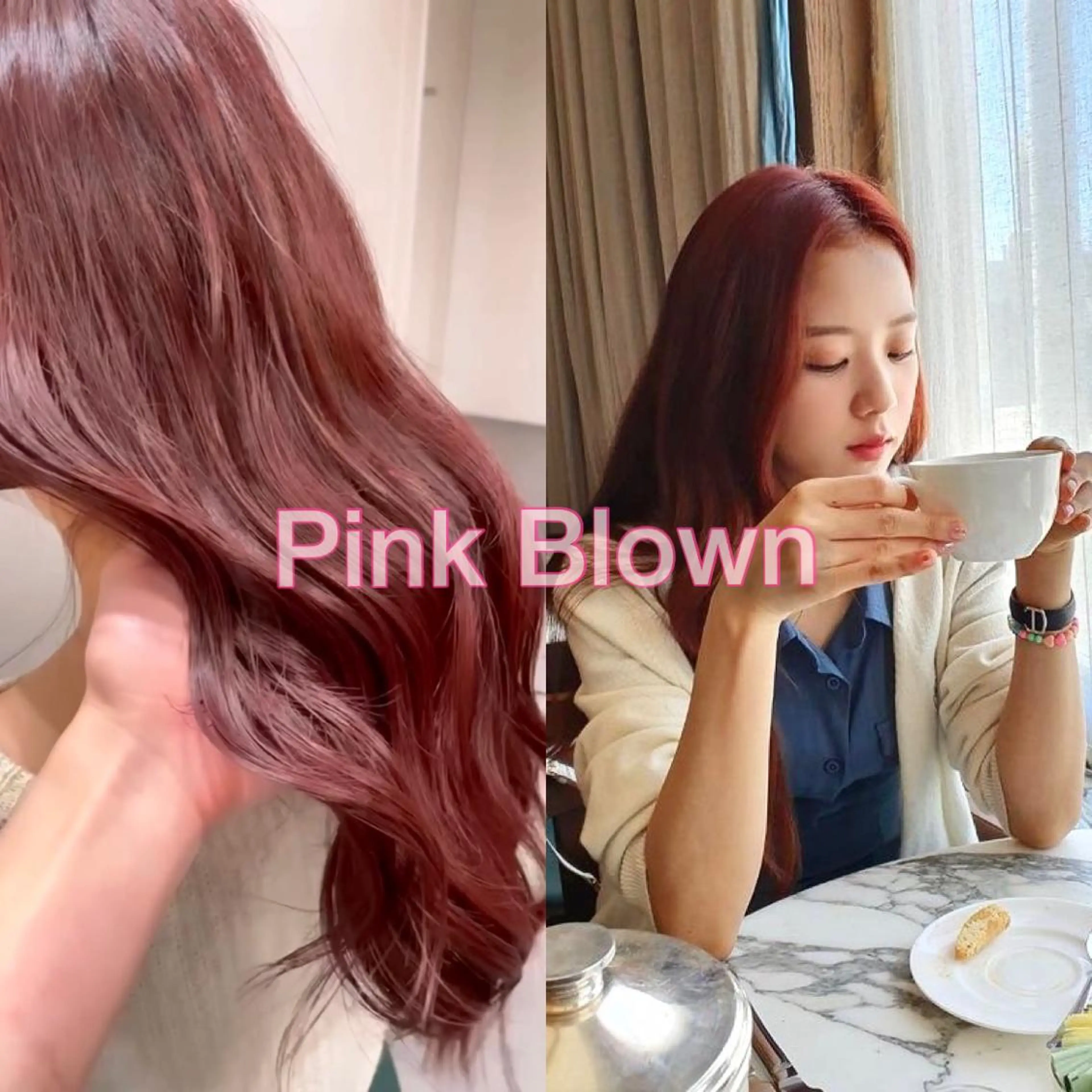 ロング カラー 韓国風カラー 韓国風ヘア La Blessグランサロン梅田店所属・梅田美容室/ ウルフカットのヘアスタイル