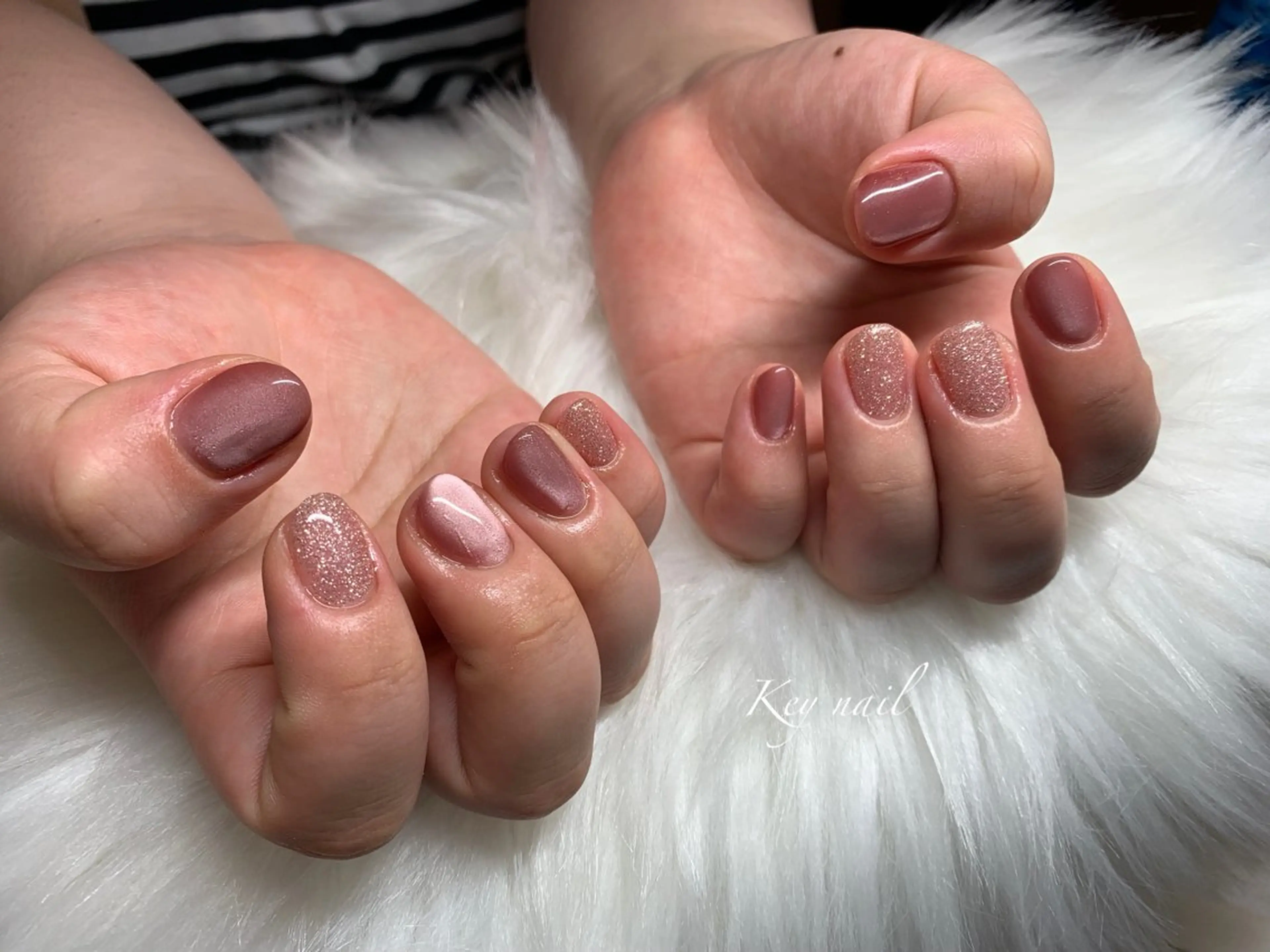 ネイル フラッシュネイル マグネットネイル Key nailのネイルデザイン