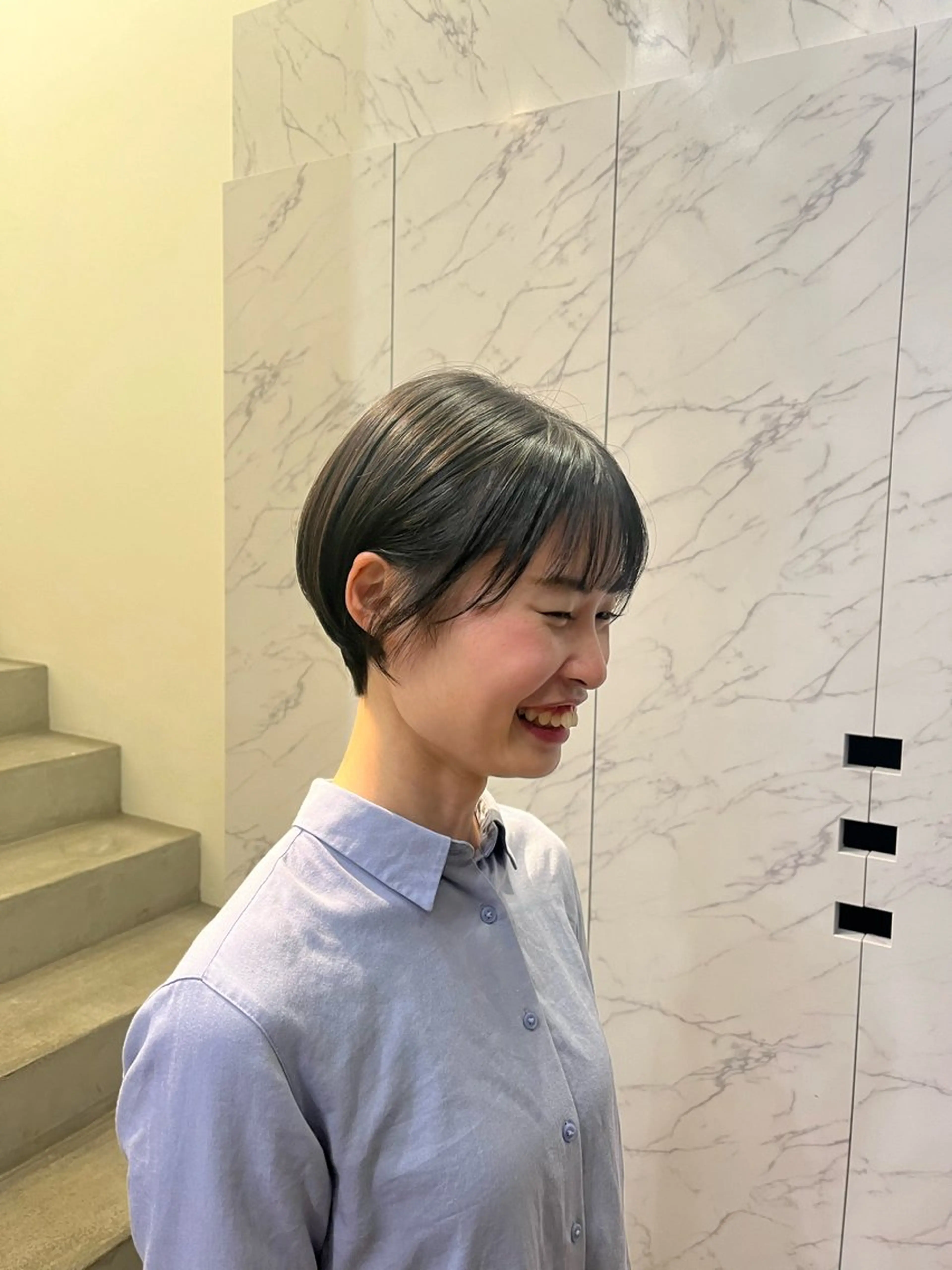 ショート ショートヘア ﾏｽﾀﾞ ｱｲﾘのヘアスタイル