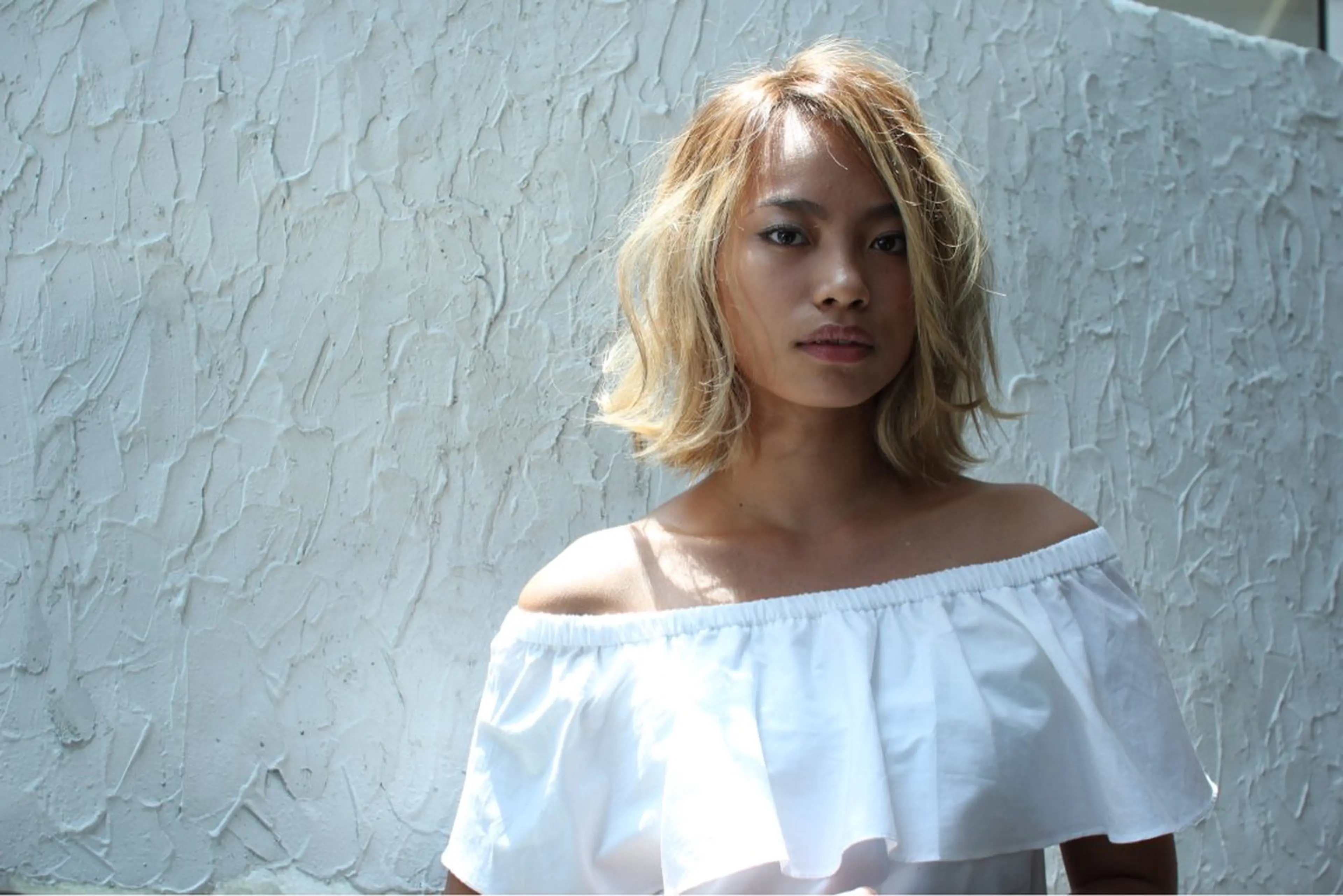 ミディアム ハイライト 髪質改善 小顔カット Endearing 銀座/レイヤーカットのヘアスタイル