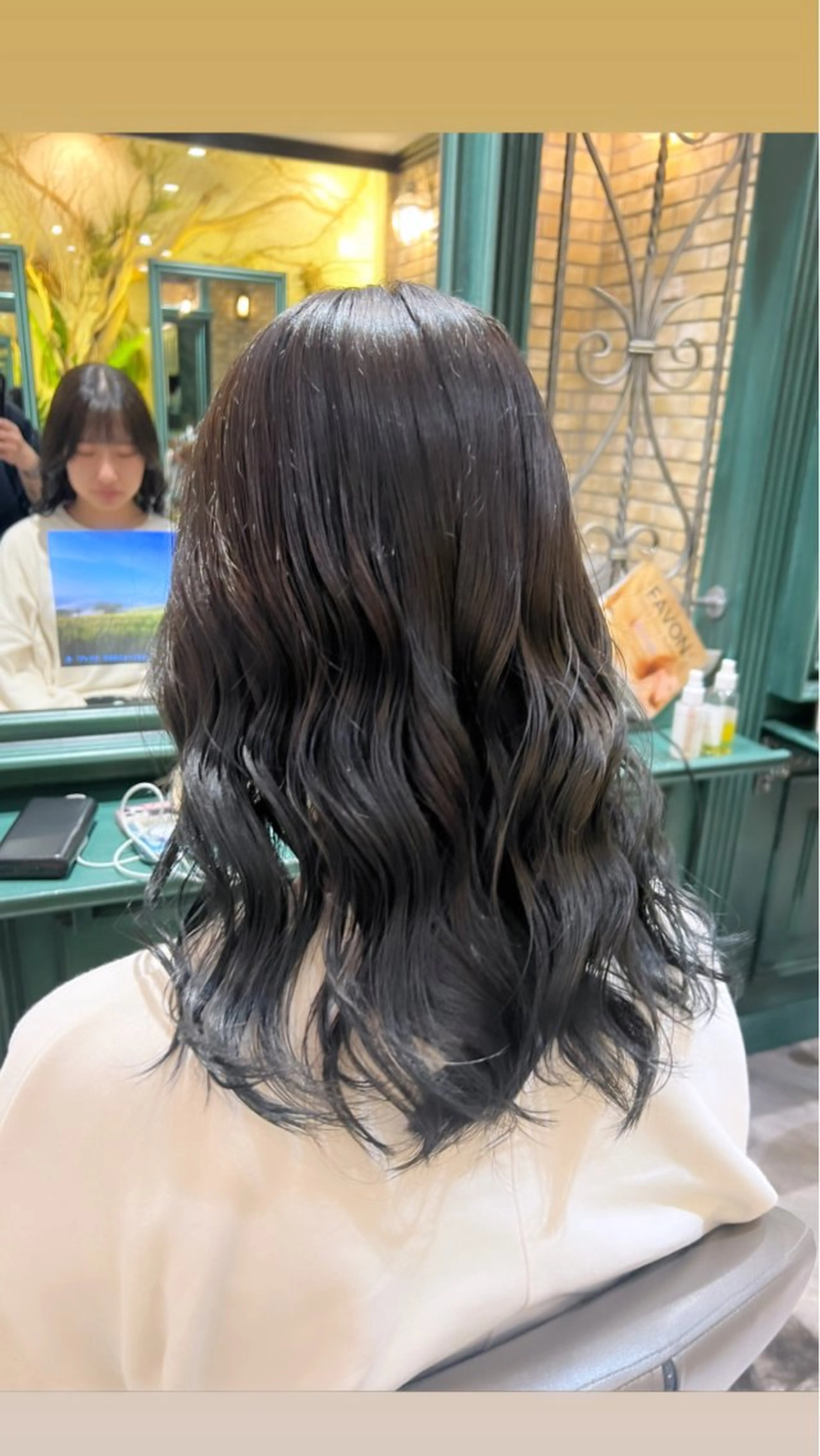 ミディアム カット ヘアカラー LOG武蔵新城所属・口コミ見てください！ ⭐️メンズカット大成のヘアスタイル