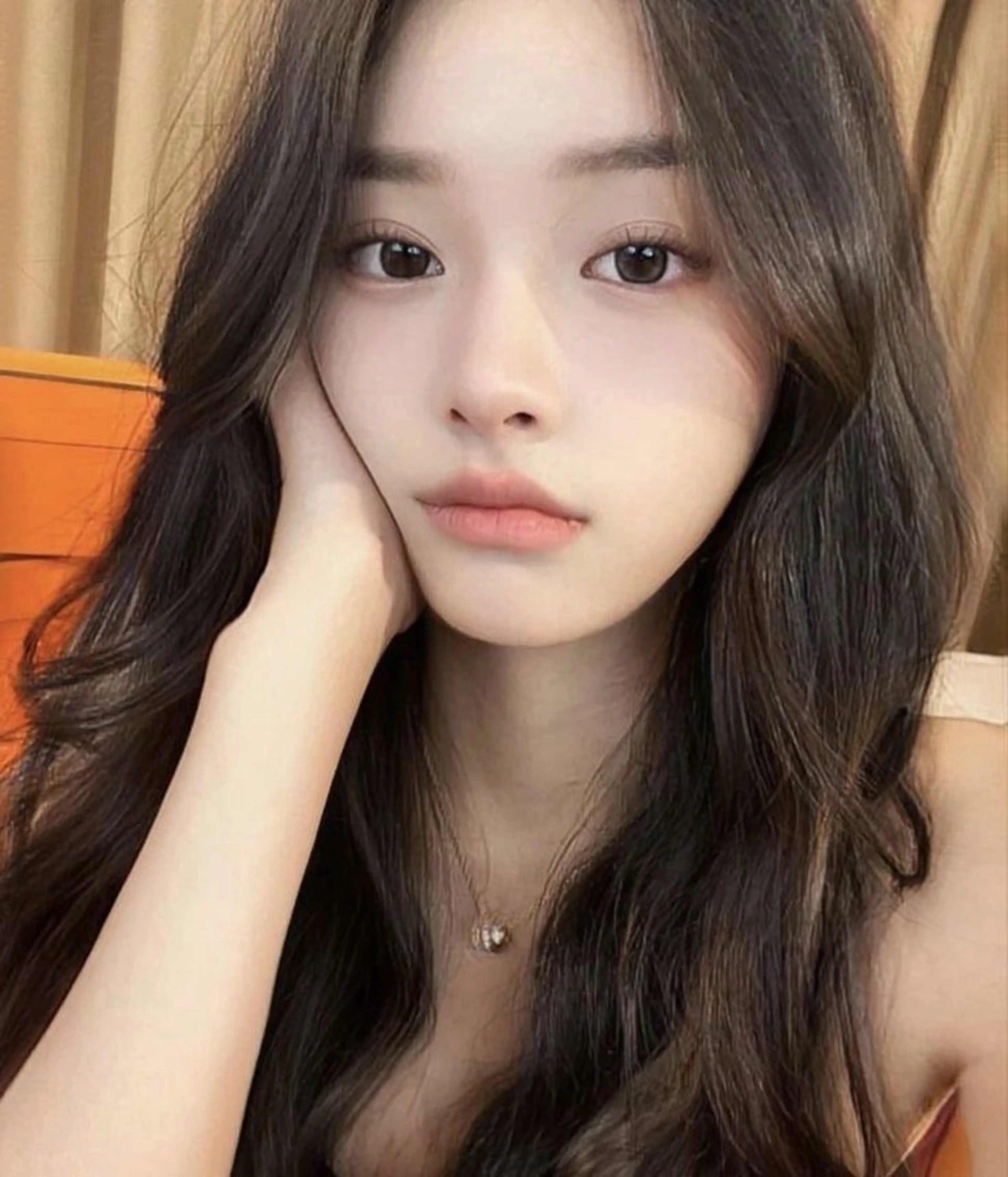 ロング カラー ヘアカラー 韓国風暗髪ヘア🤍 🫧MIREIのヘアスタイル