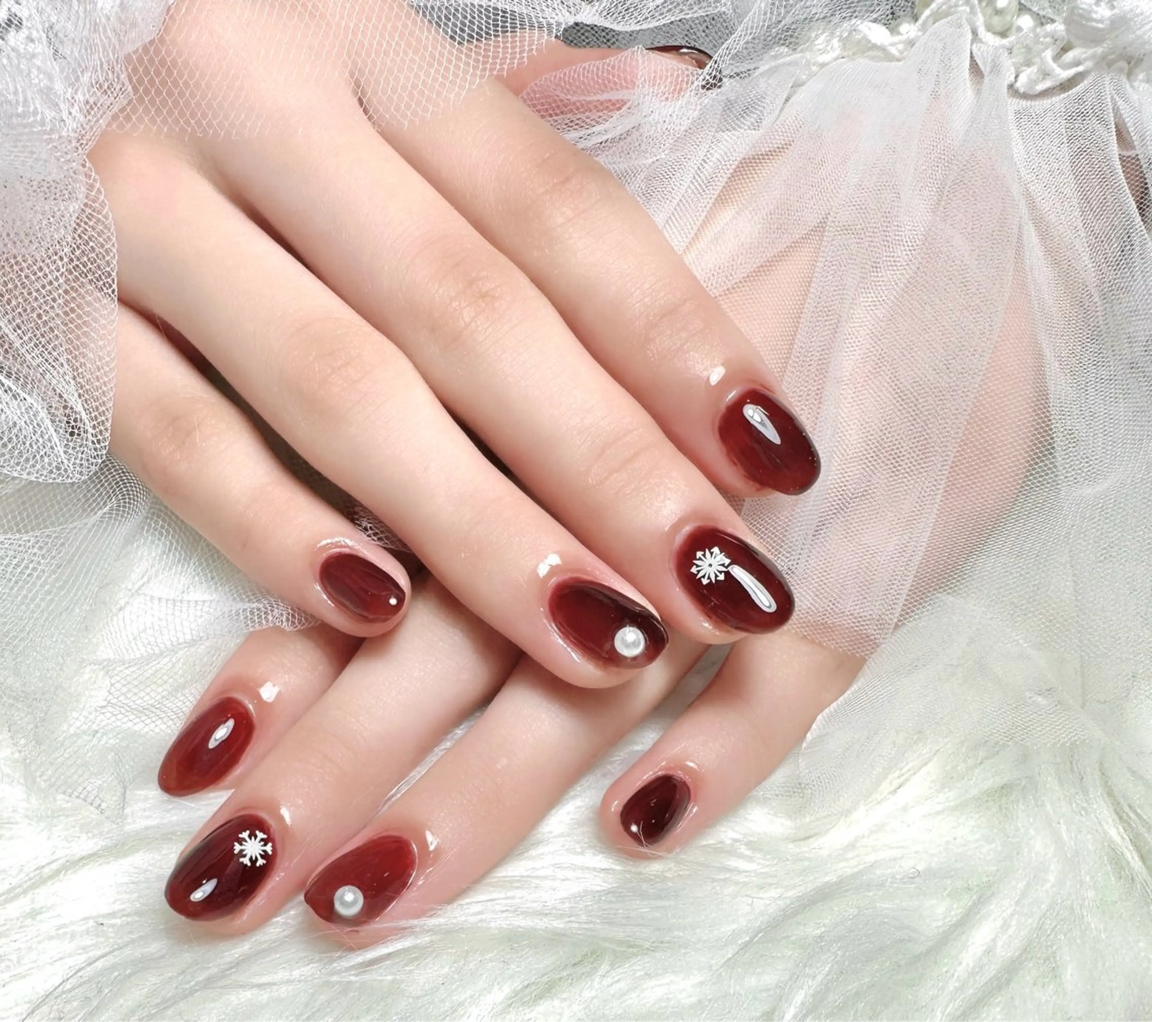 ネイル ワンカラーネイル ハンドネイル nail untitled🎀のネイルデザイン