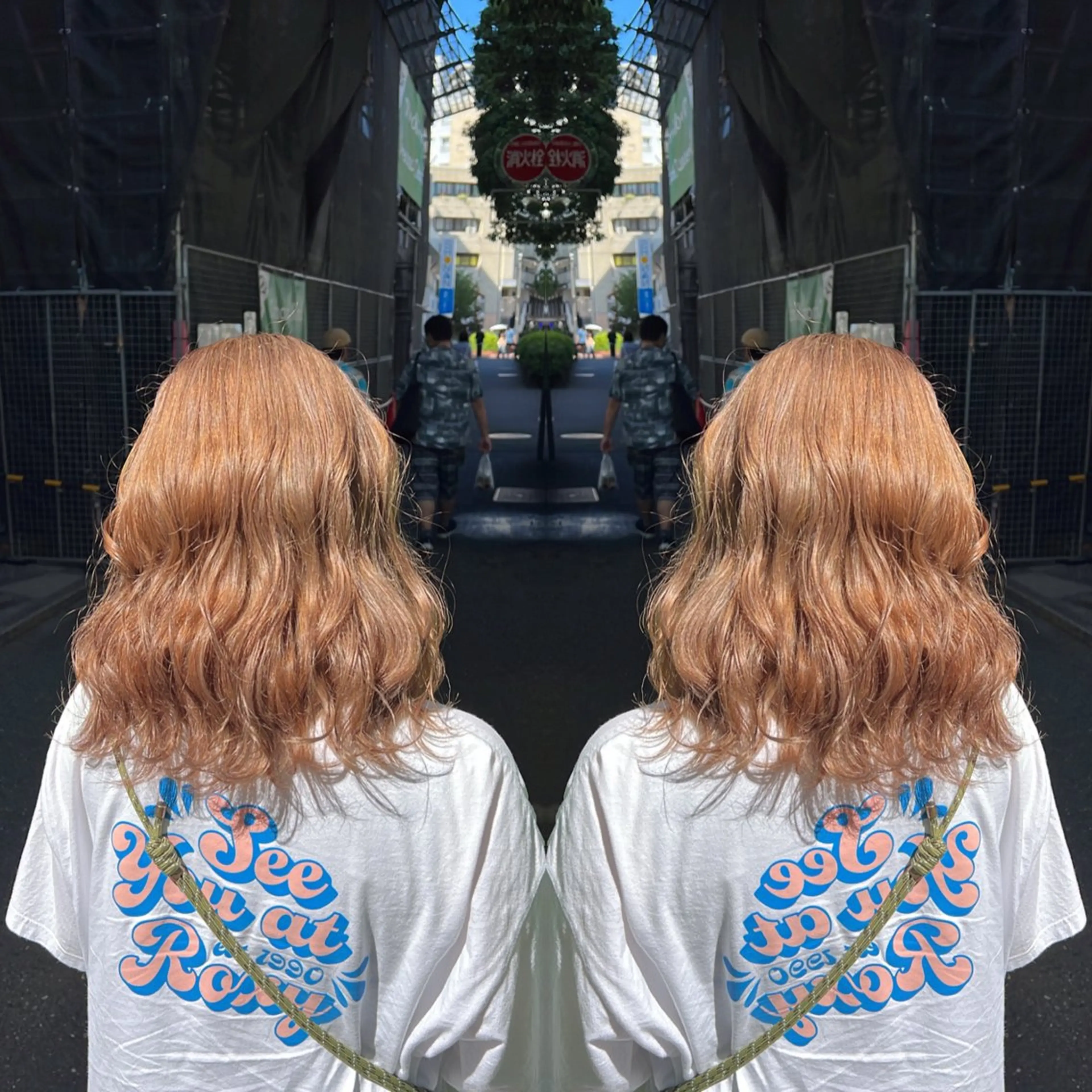 ミディアム カラー レイヤー/ボブ/ ミニボブ/AOIのヘアスタイル