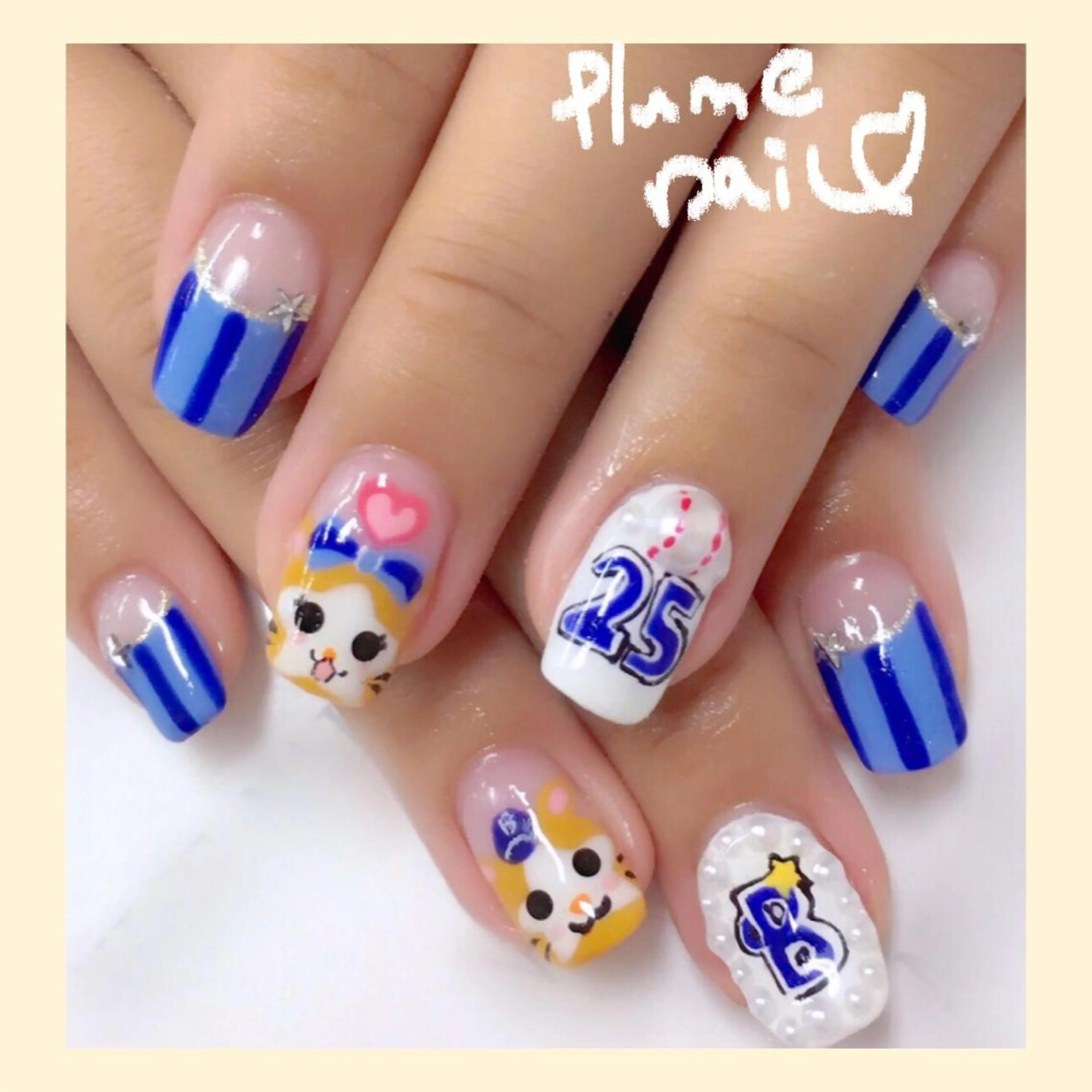 ネイル キラキラネイル 韓国ネイル 春ネイル 冬ネイル その他 plume nail ☆韓国ネイルのネイルデザイン