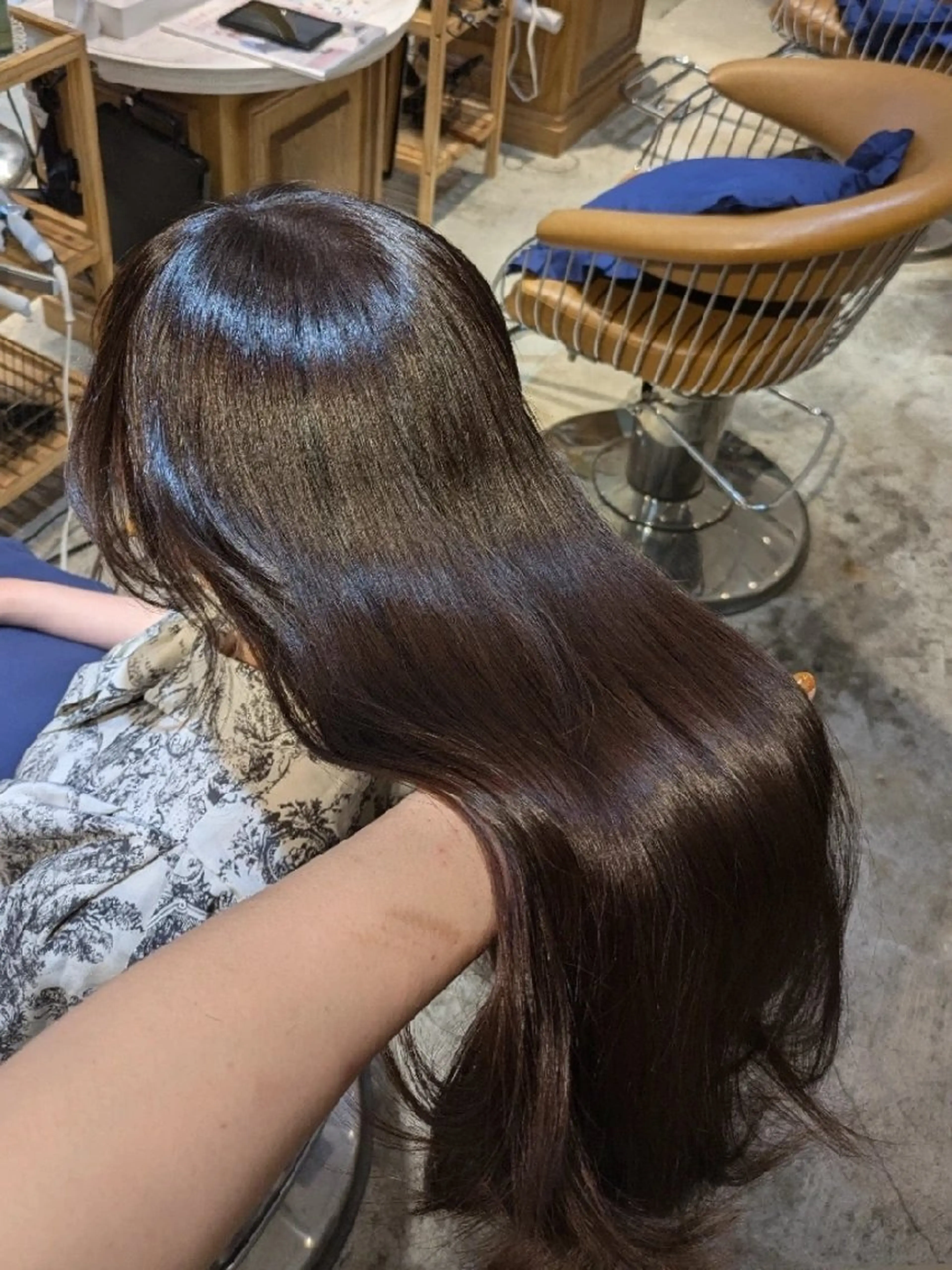 ロング カット ヘアカラー トリートメント ヘアセット 縮毛矯正/レイヤー 💎やまもとちひろのヘアスタイル