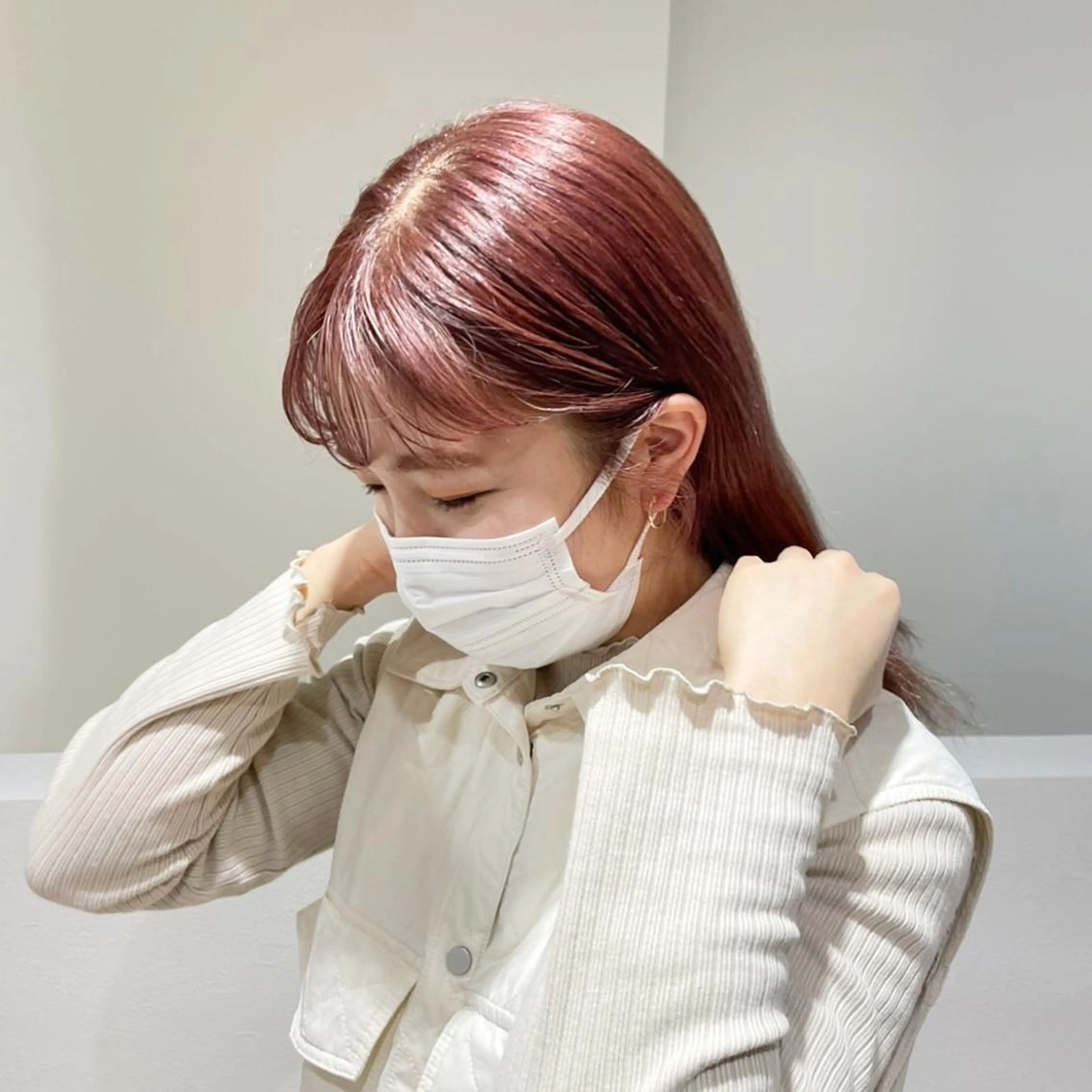 ミディアム カラー ‎manami 💞🩰のヘアスタイル