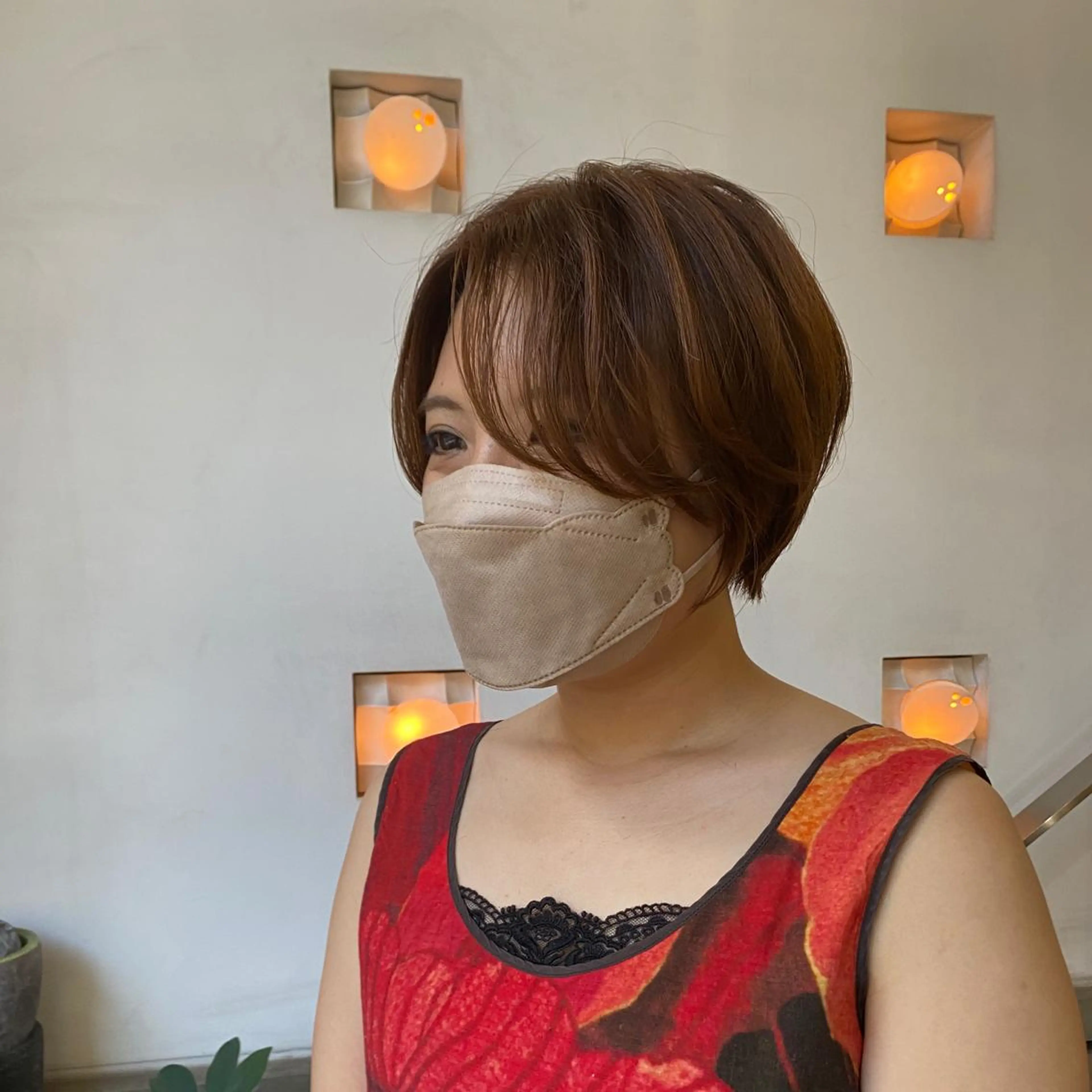 ショート カラー ヘアアレンジ ショートヘア カット ヘアカラー ナカジ🌸ロブ/ボブ /前髪🌸のヘアスタイル