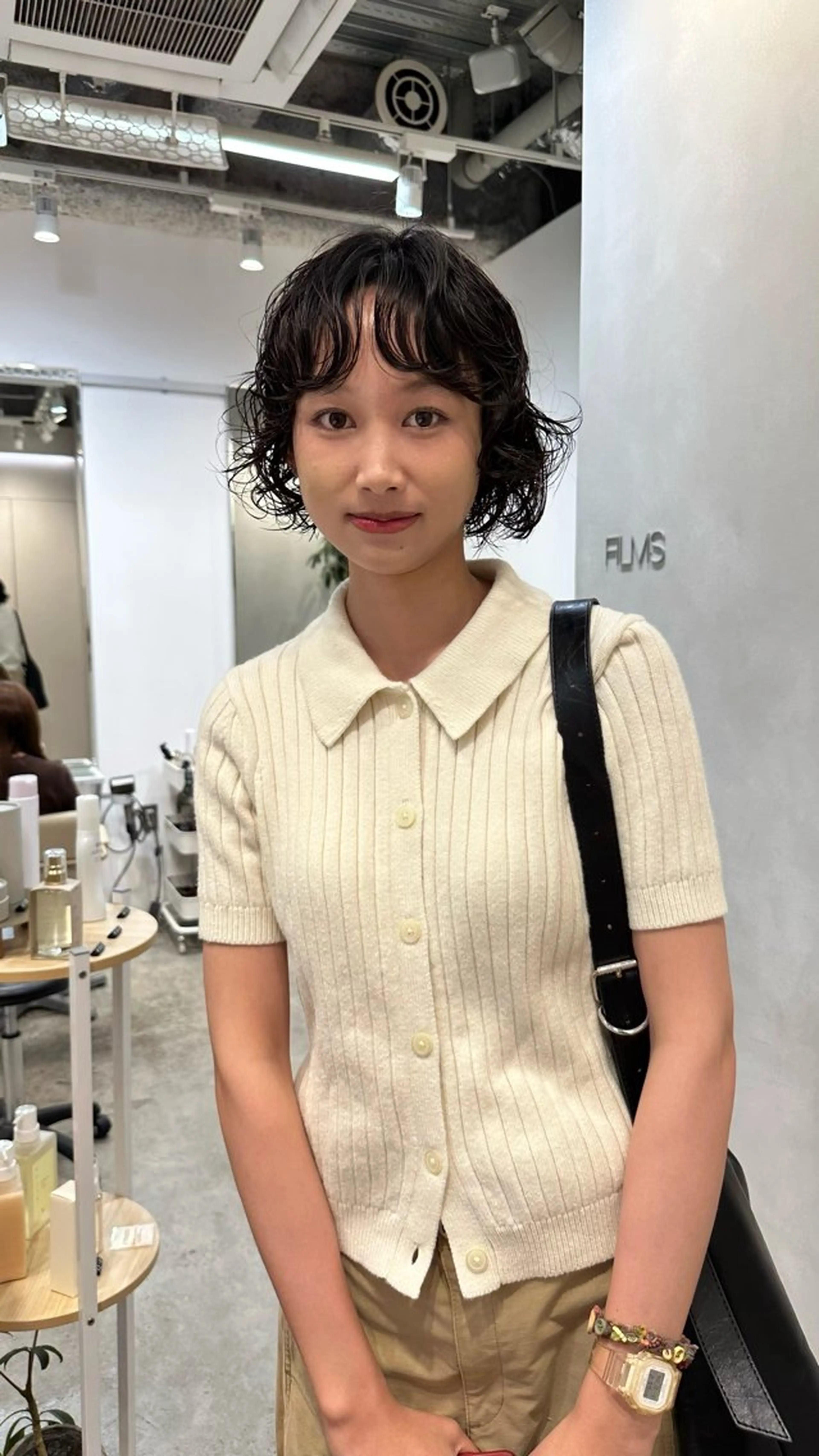 ショート 🌀渋谷ボブパーマ 🌀河野瑠太のヘアスタイル