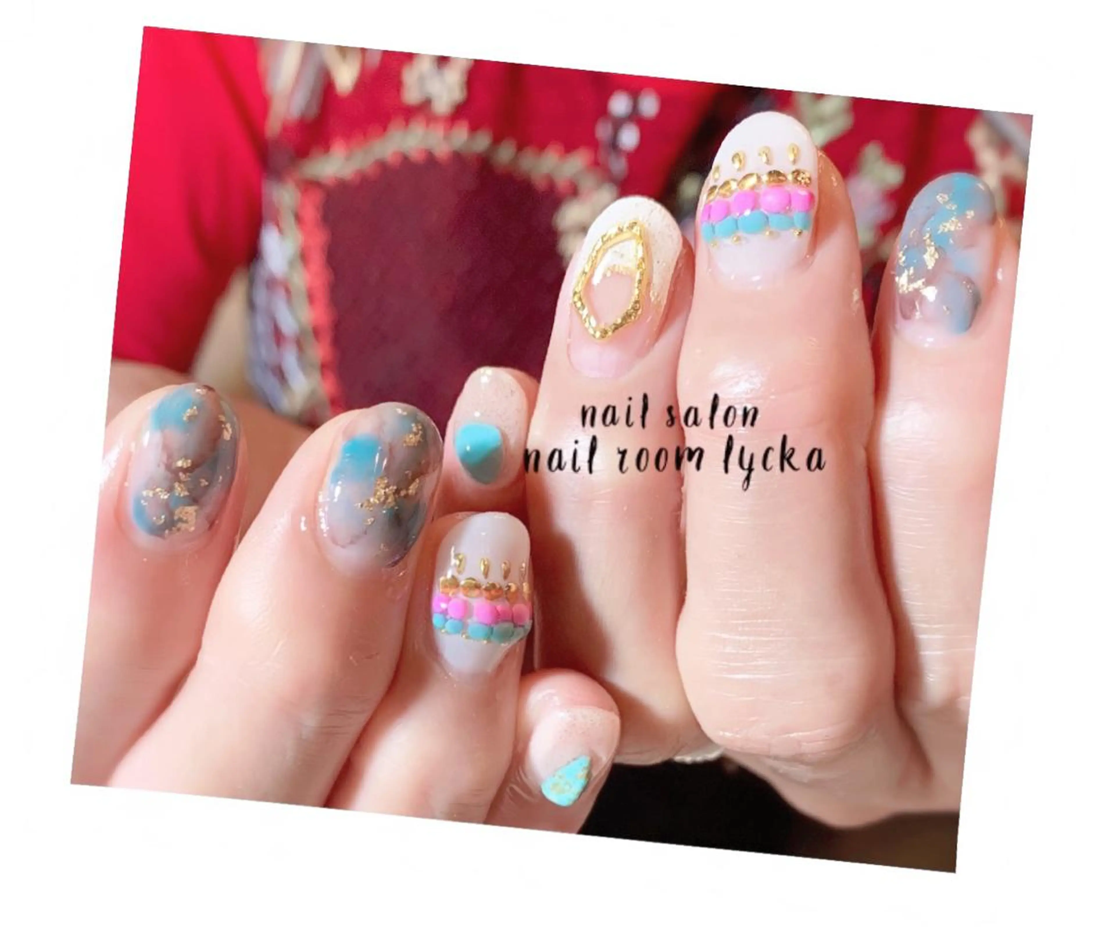 ネイル ﾈｲﾙﾙｰﾑﾘｯｶ 𝐦𝐚𝐲𝐮のネイルデザイン