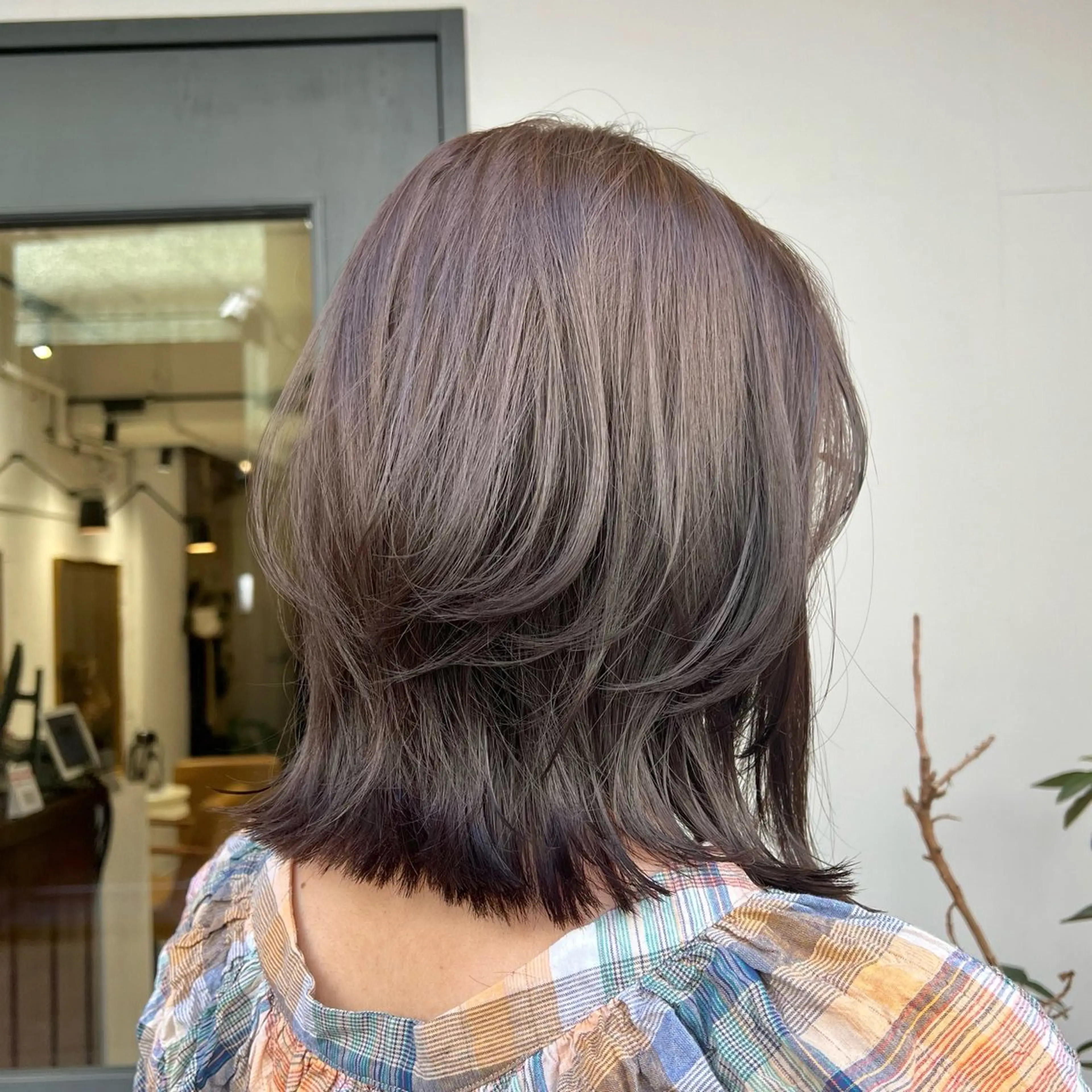 カラー review 花音のヘアスタイル