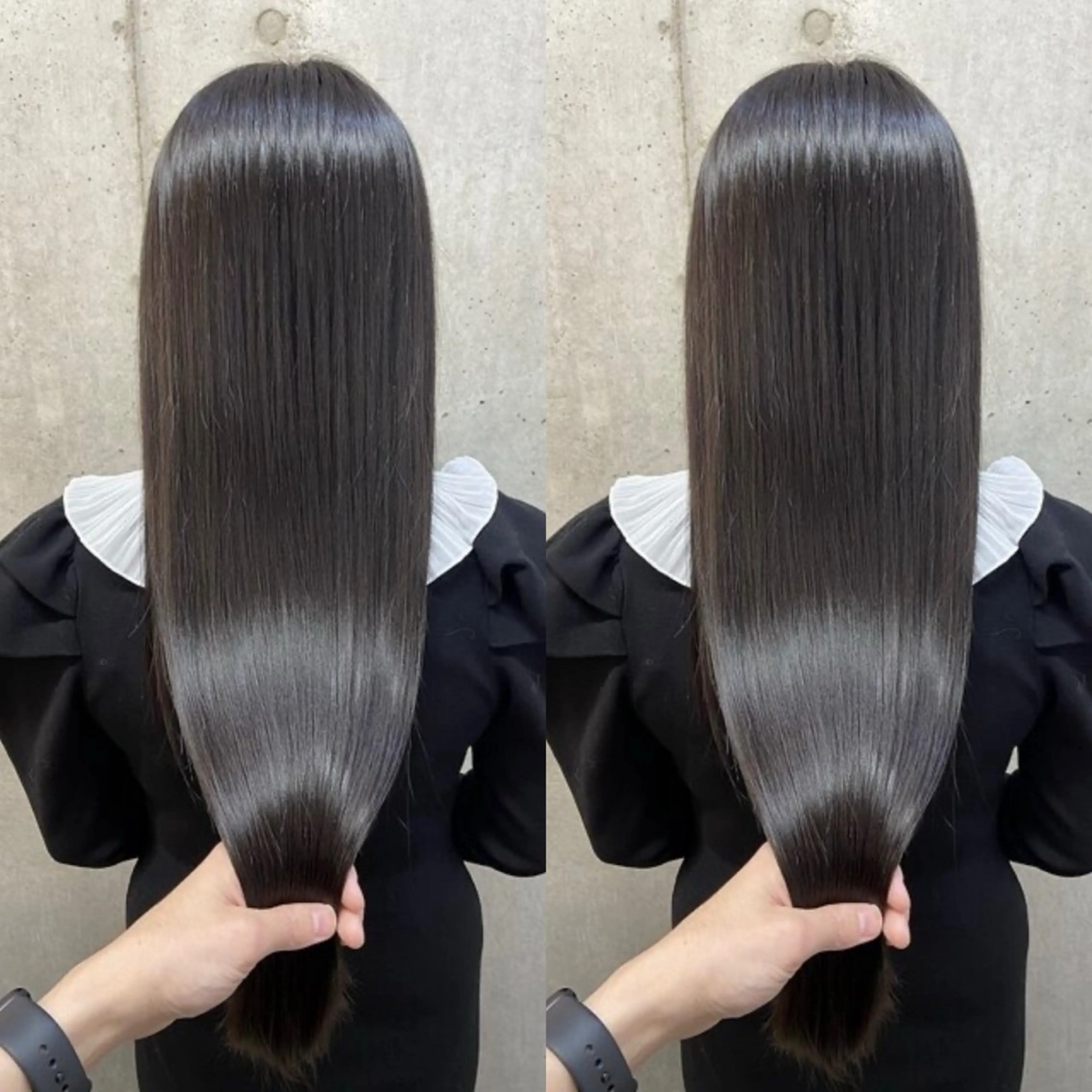 ロング 髪質改善 縮毛矯正 トリートメント カット トリートメント 銀座⭐️髪質改善⭐️ 平中　留生のヘアスタイル