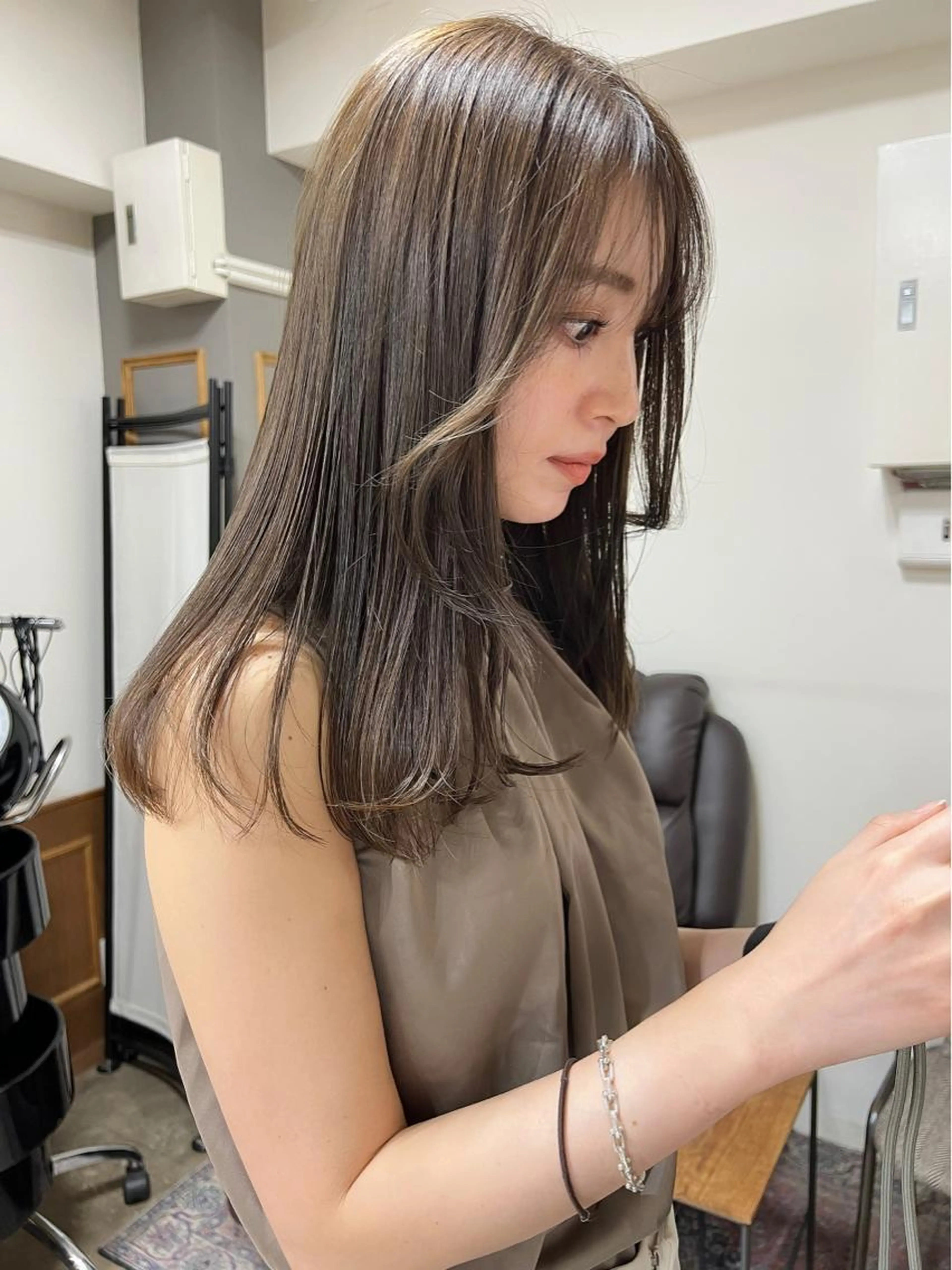 【髪質改善カラー付きプラン】✨カット＋美髪・髪質改善サブリミック酸熱トリートメント＋カラー&marbb付き✨の写真