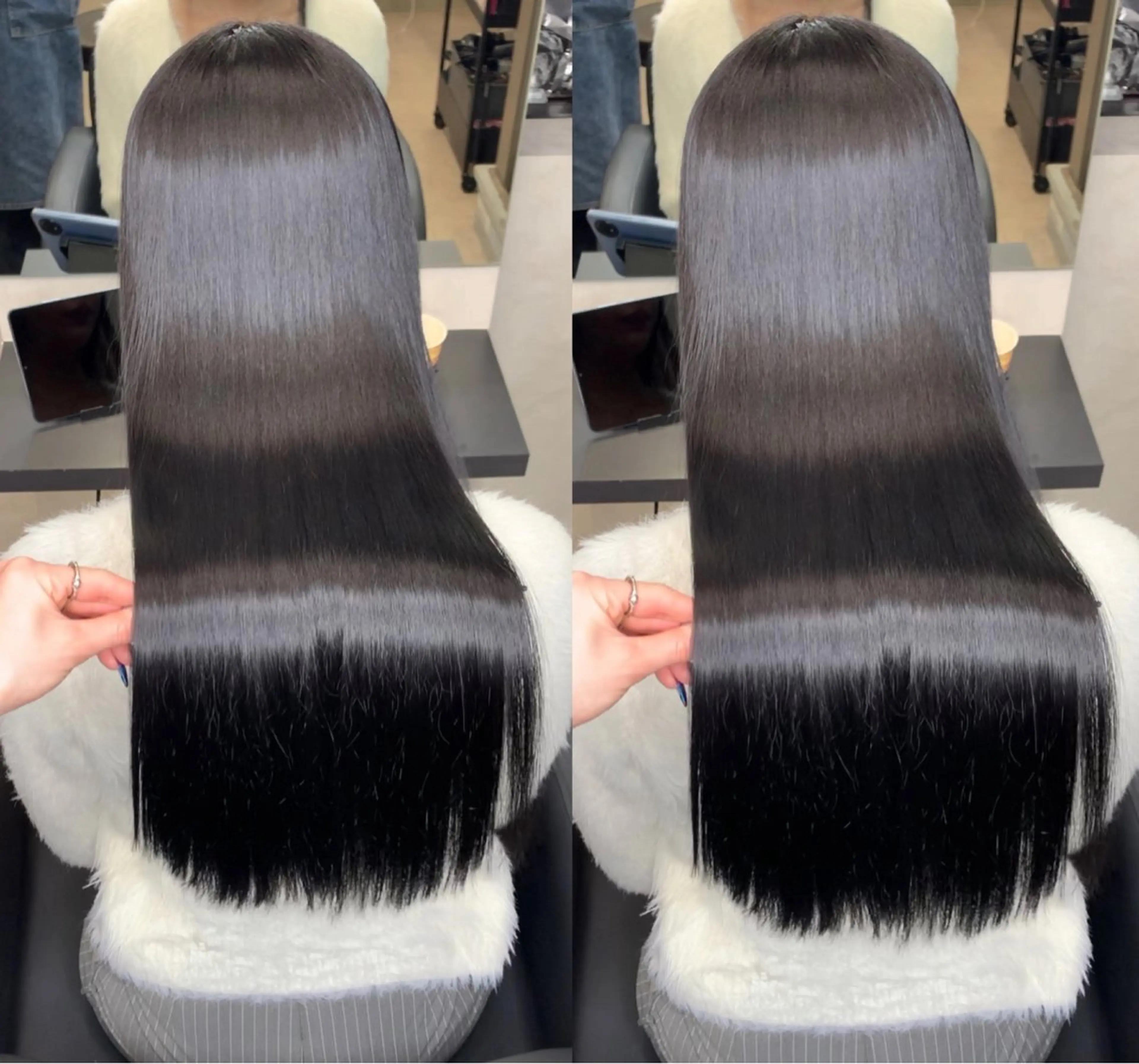 ロング カラー 新宿/髪質改善/ 縮毛矯正/松永ゆいのヘアスタイル