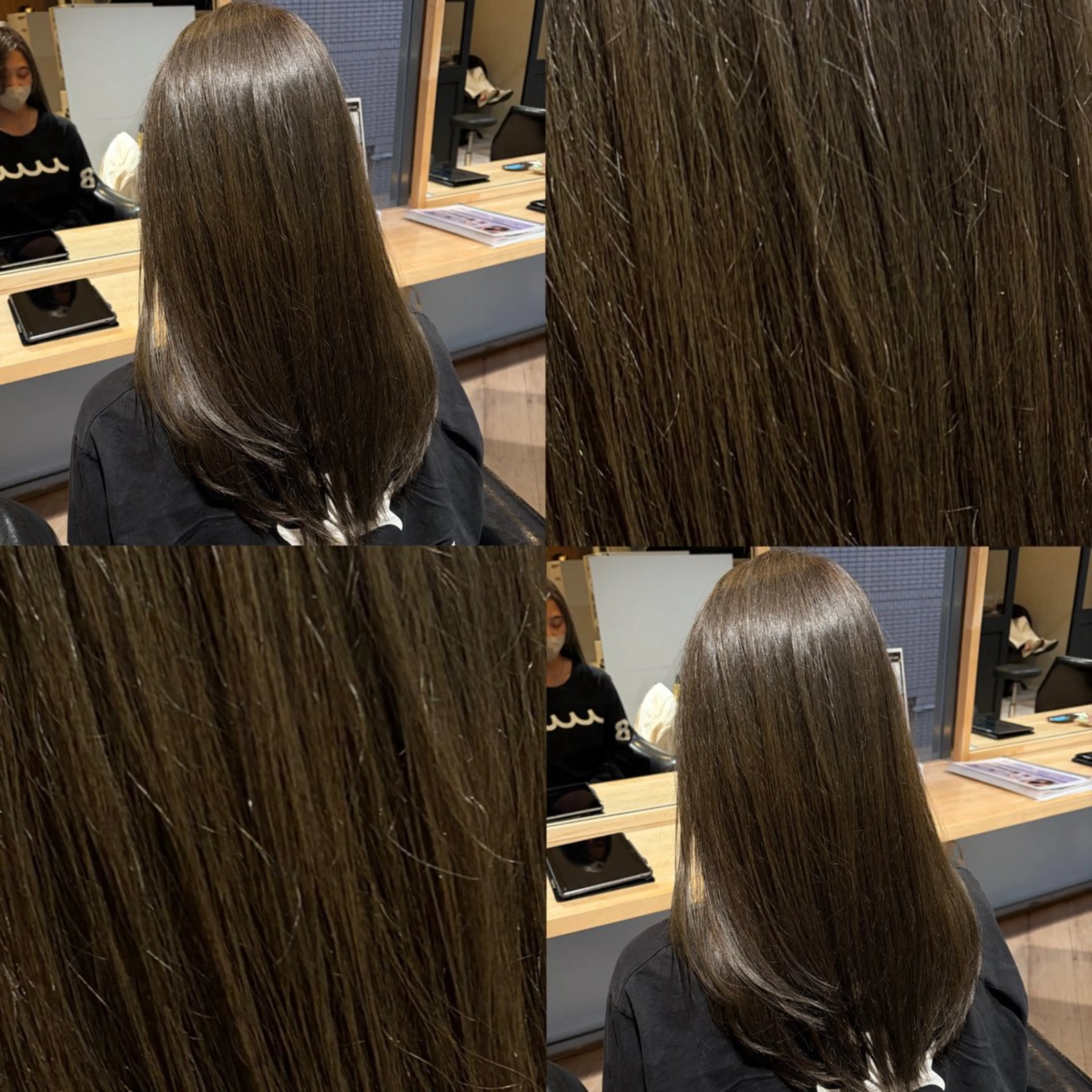 セミロング ヘアカラー ELLE&SALLY 石野のヘアスタイル