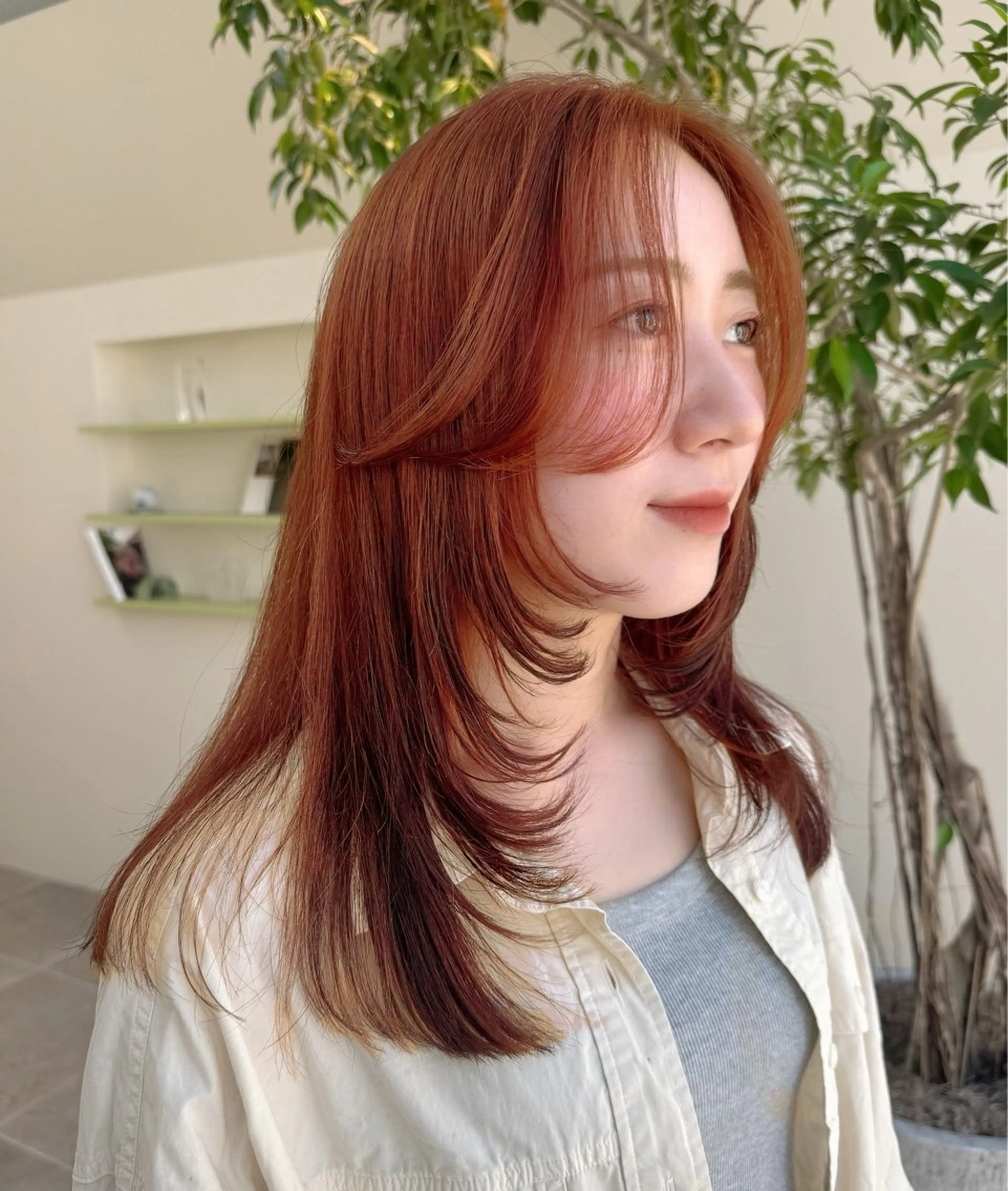 ミディアム カラー 無料ボブカットモデル 様募集中/あいらのヘアスタイル