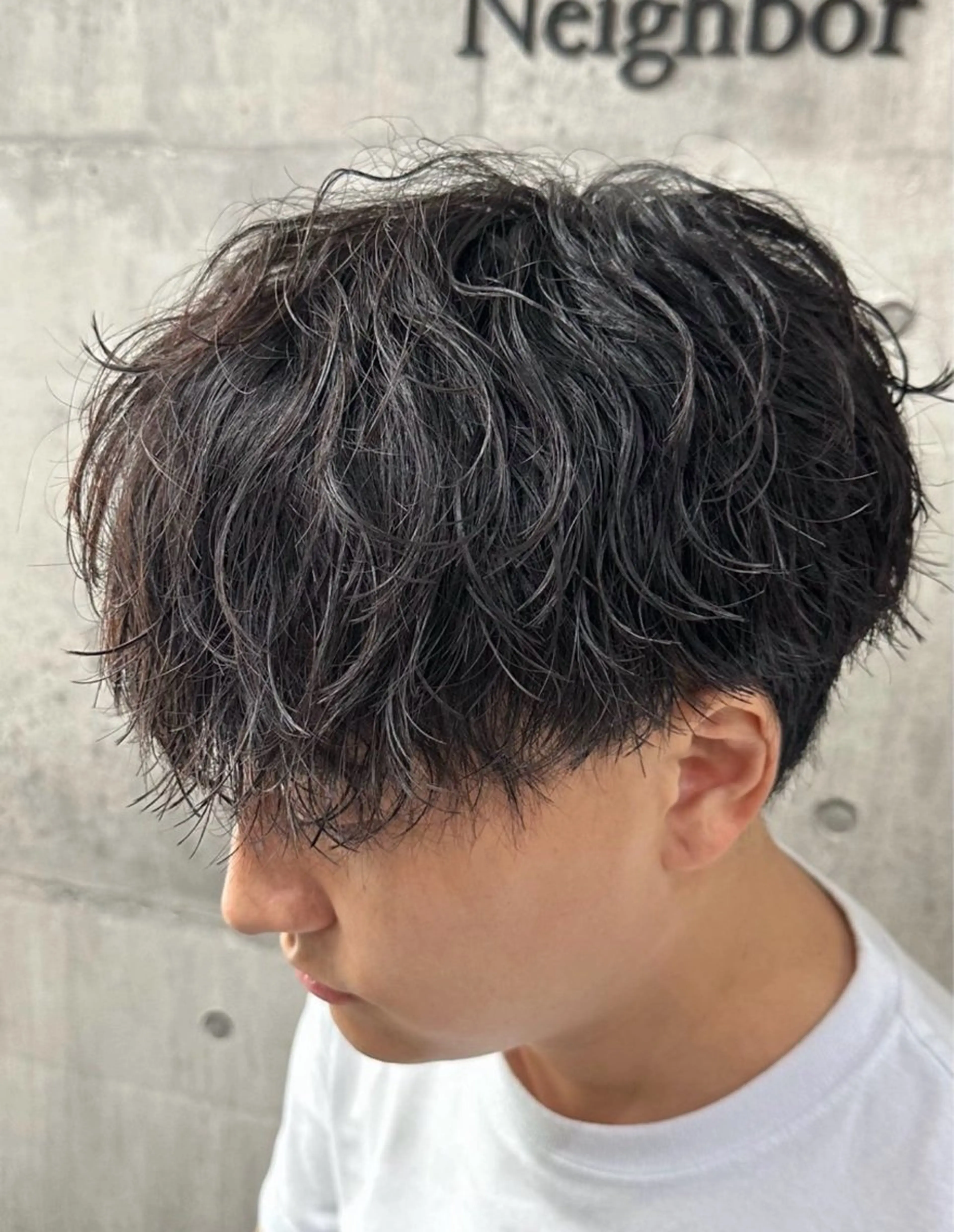 パーマ メンズ カット パーマ トリートメント シャドウパーマ/立川 メンズ/コタロウのヘアスタイル