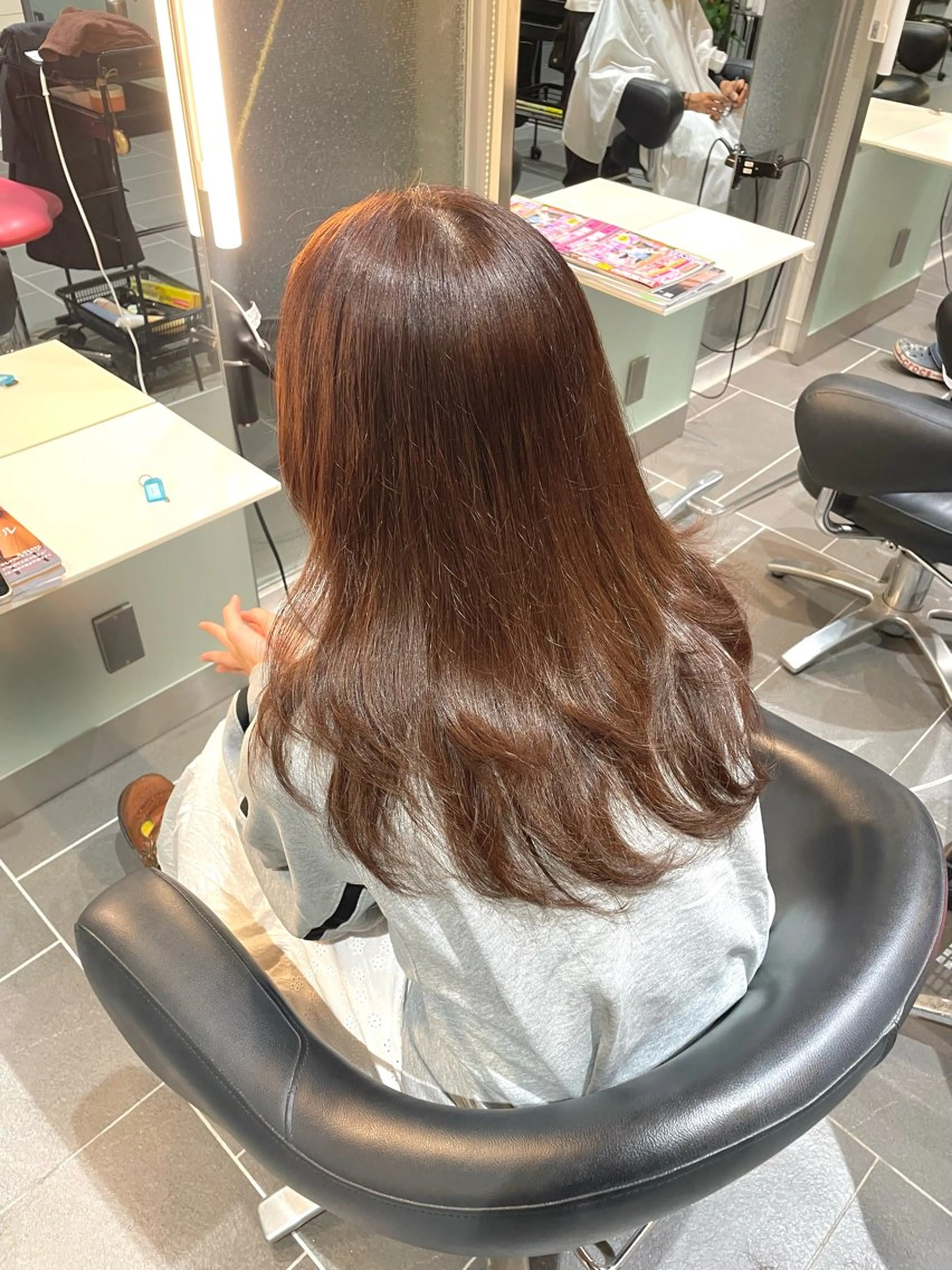 ロング カラー ヘアーメイクス所属・ホウノ サナ モデル募集🍒のヘアスタイル