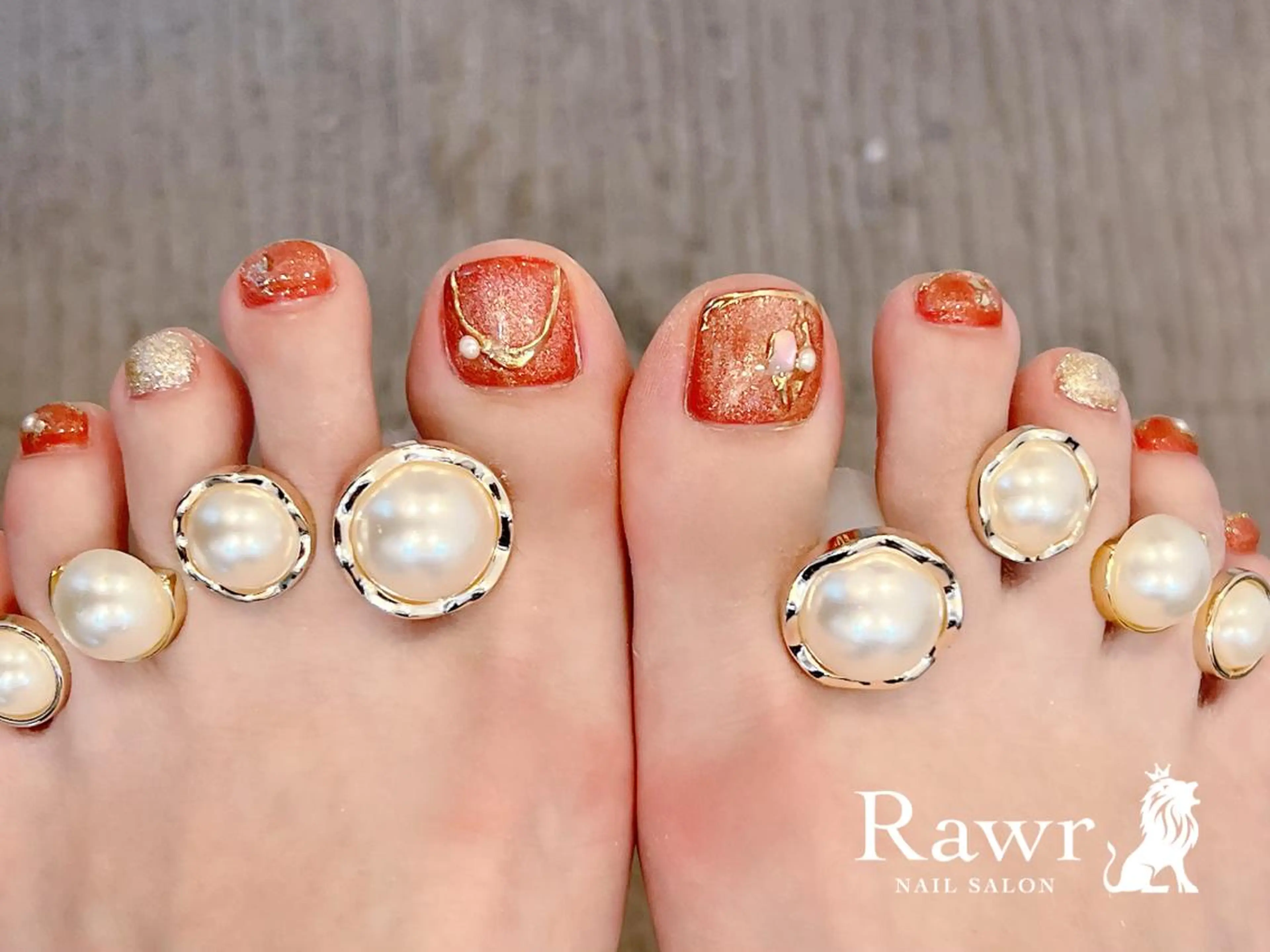 ネイル フットネイル Rawr / saoriのネイルデザイン