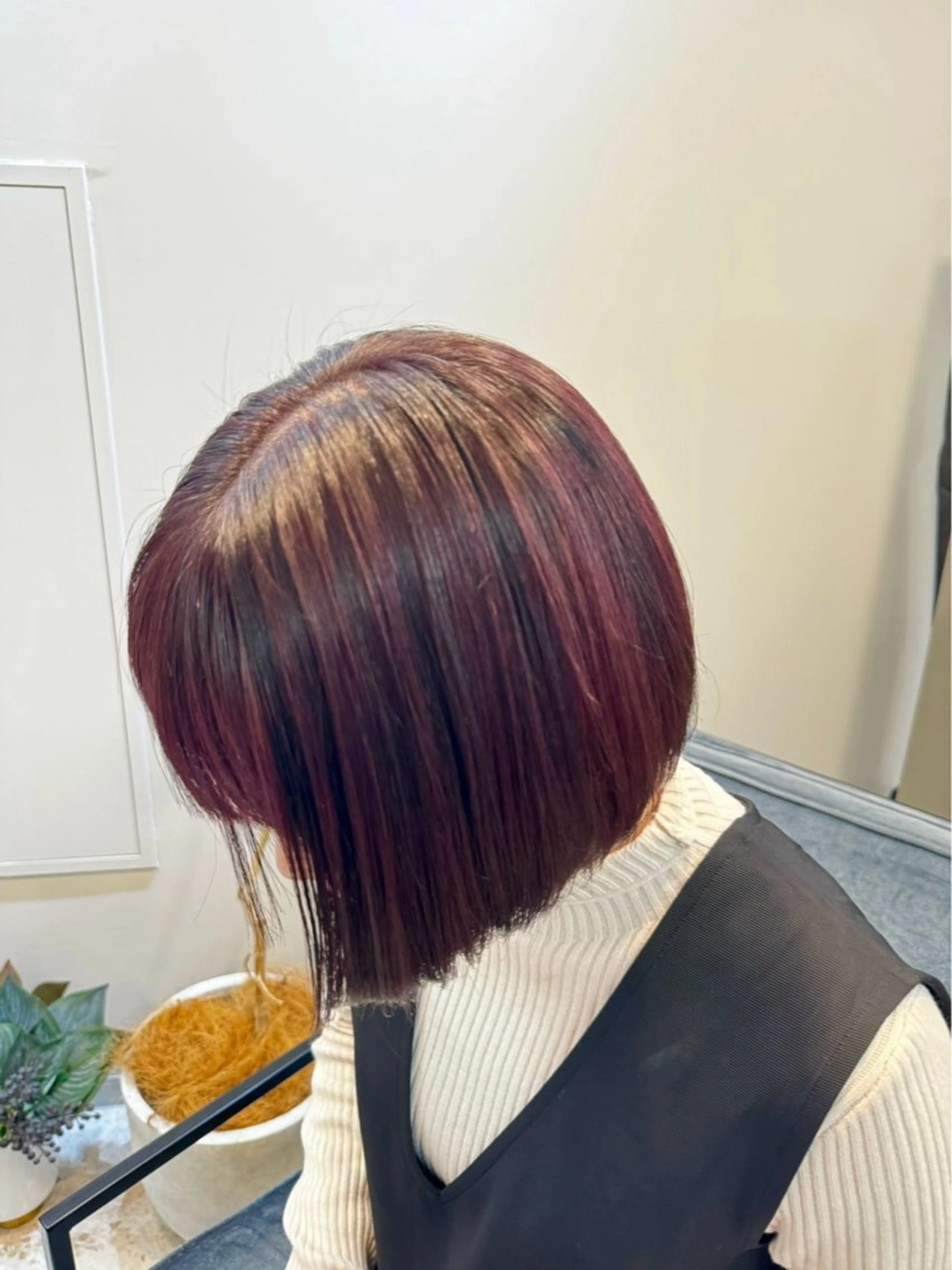 ミディアム カット ヘアカラー 加藤 優眞のヘアスタイル