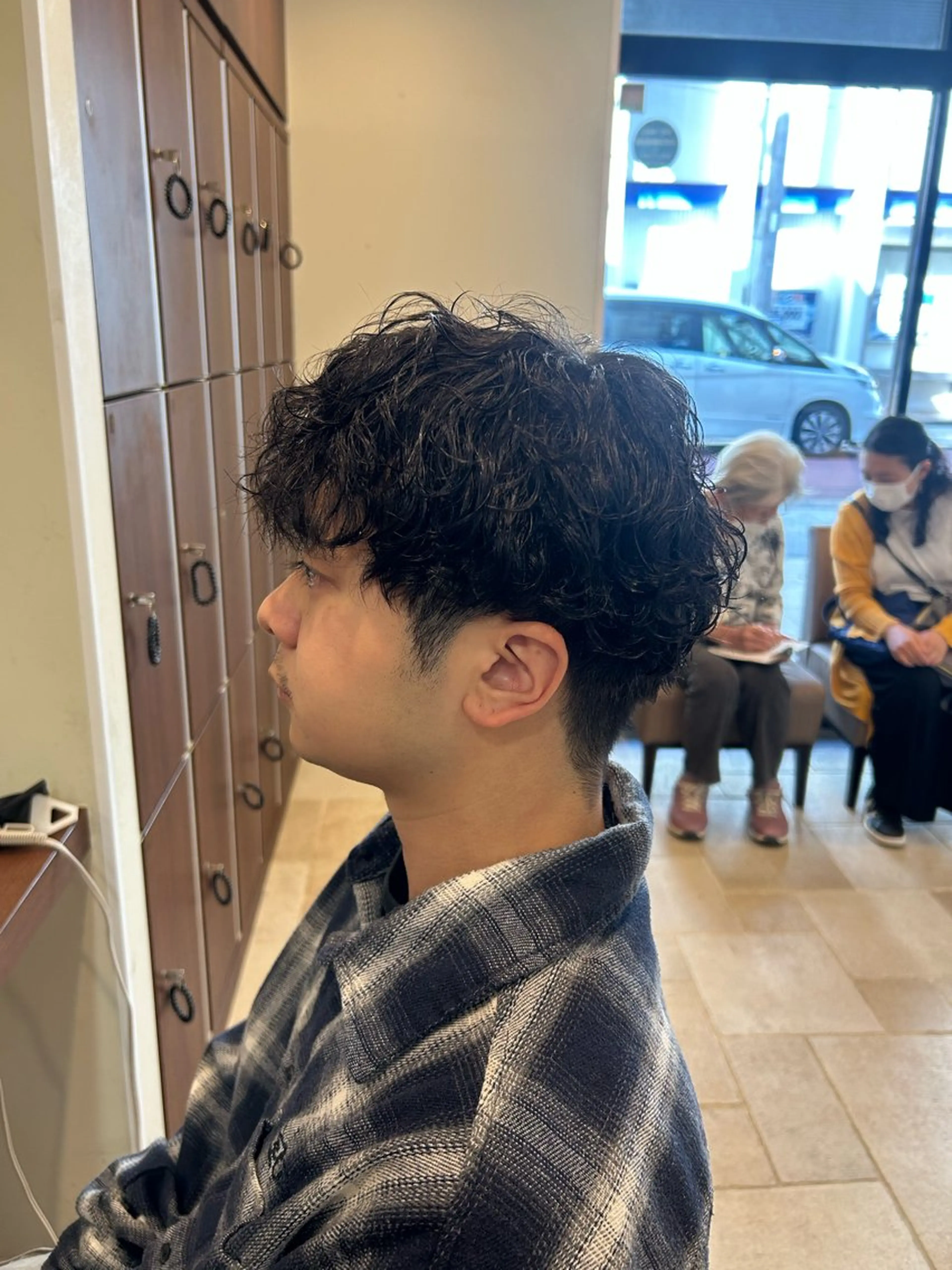 メンズ カット パーマ 脇野 真琴のヘアスタイル