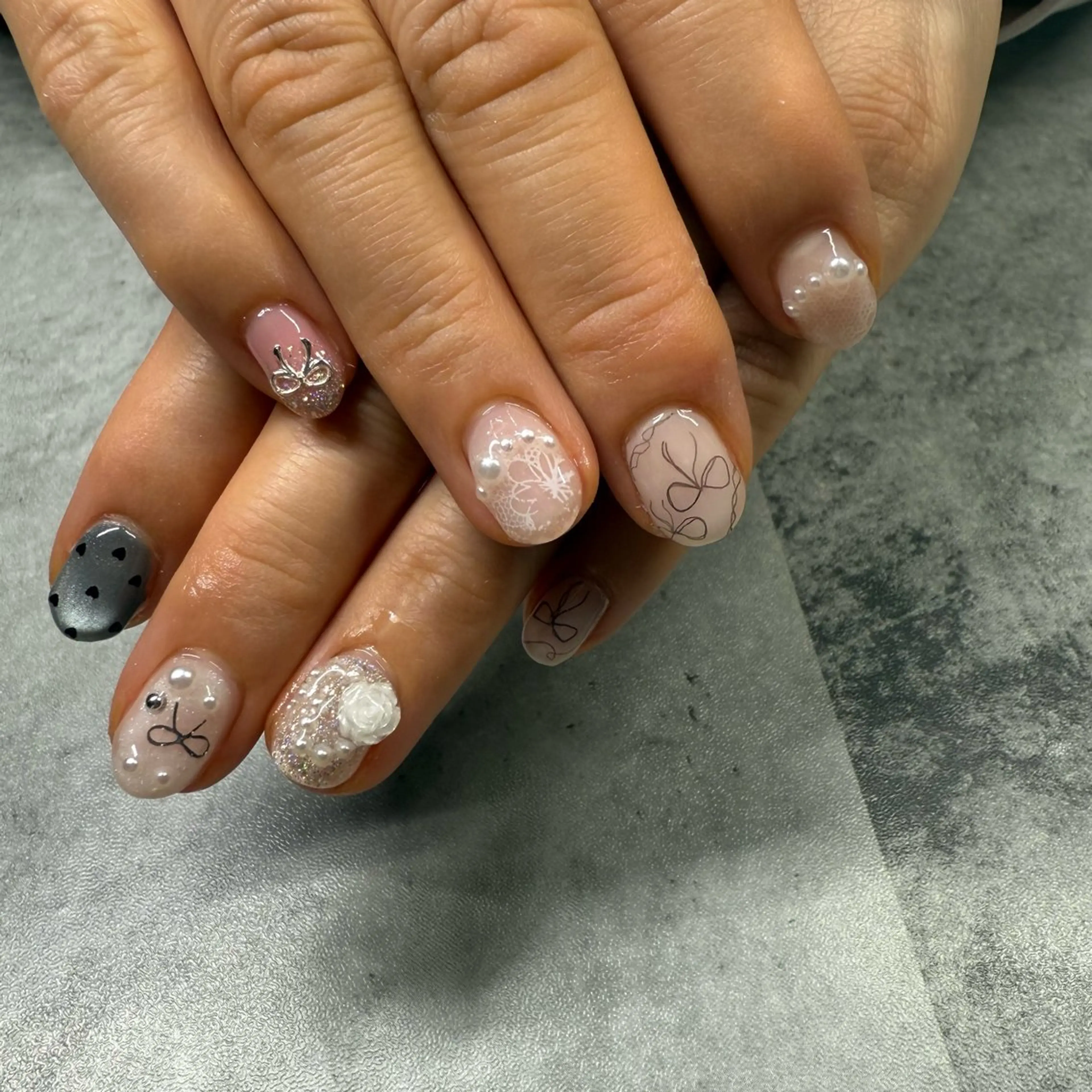 ネイル リボン ハンドネイル PARU nailのその他イメージ