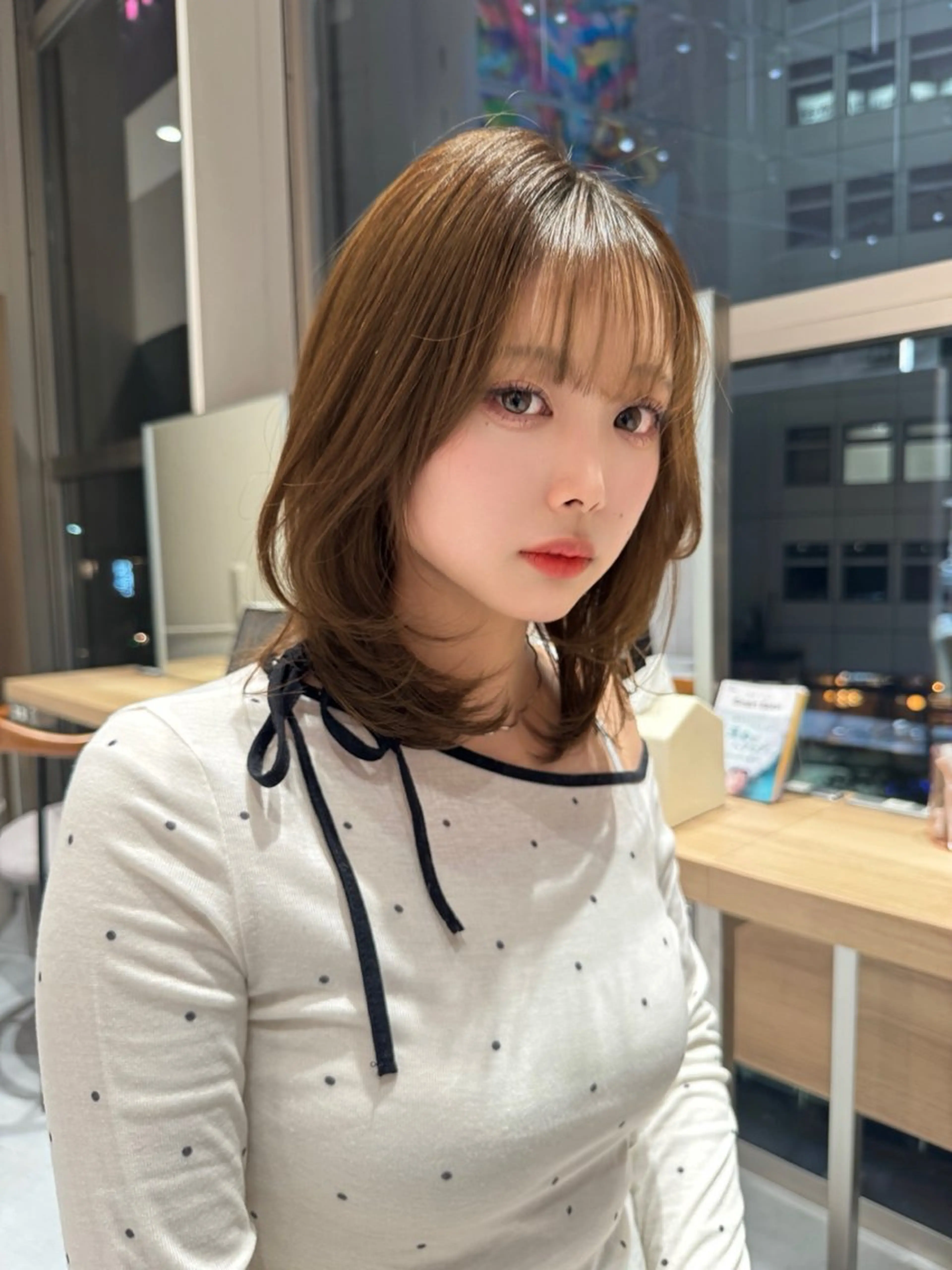 ミディアム 萩原 陸斗のヘアスタイル