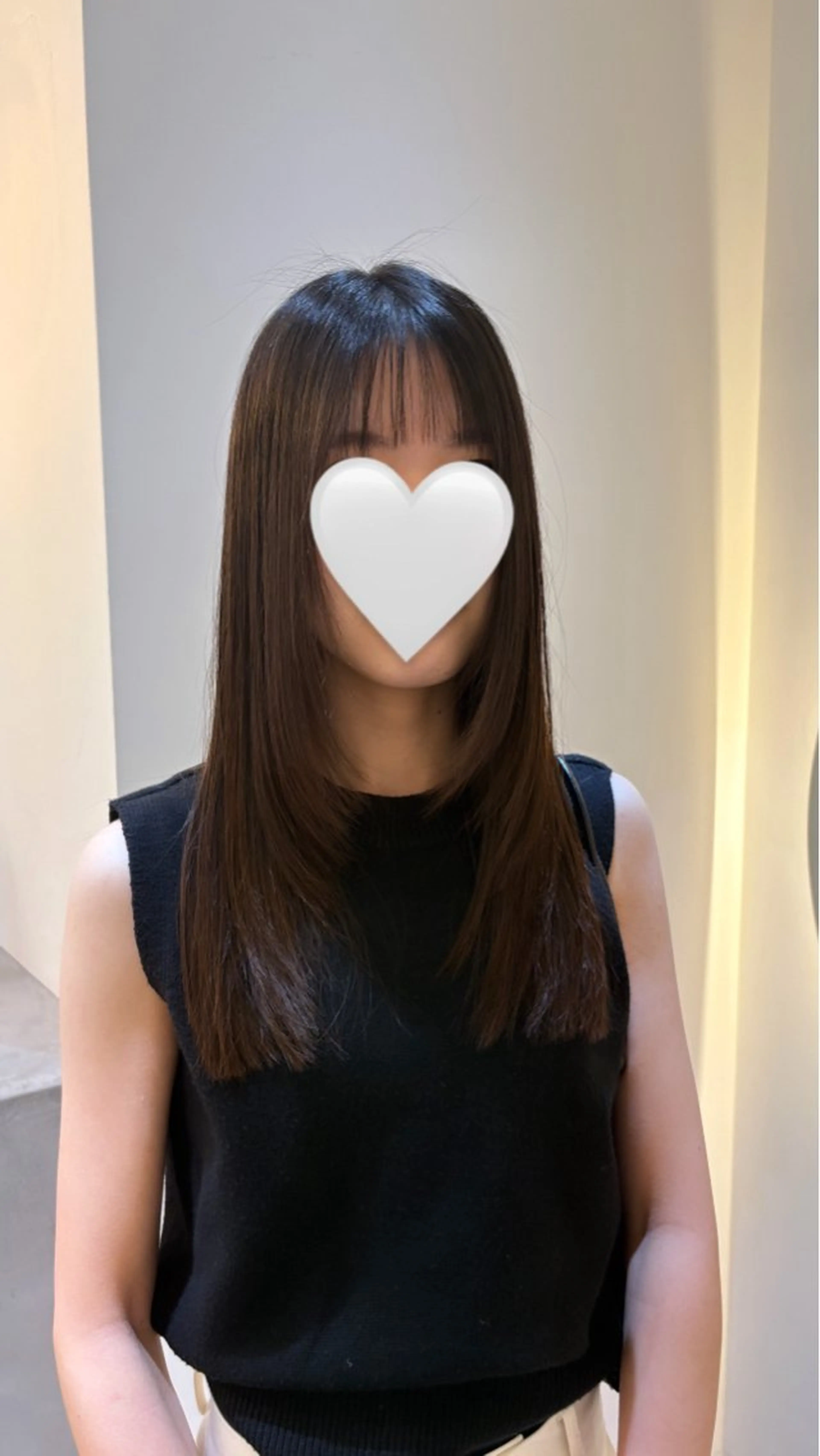 セミロング レイヤーカット カット nok所属・レイヤー/ベージュ/ どますず🌺のヘアスタイル