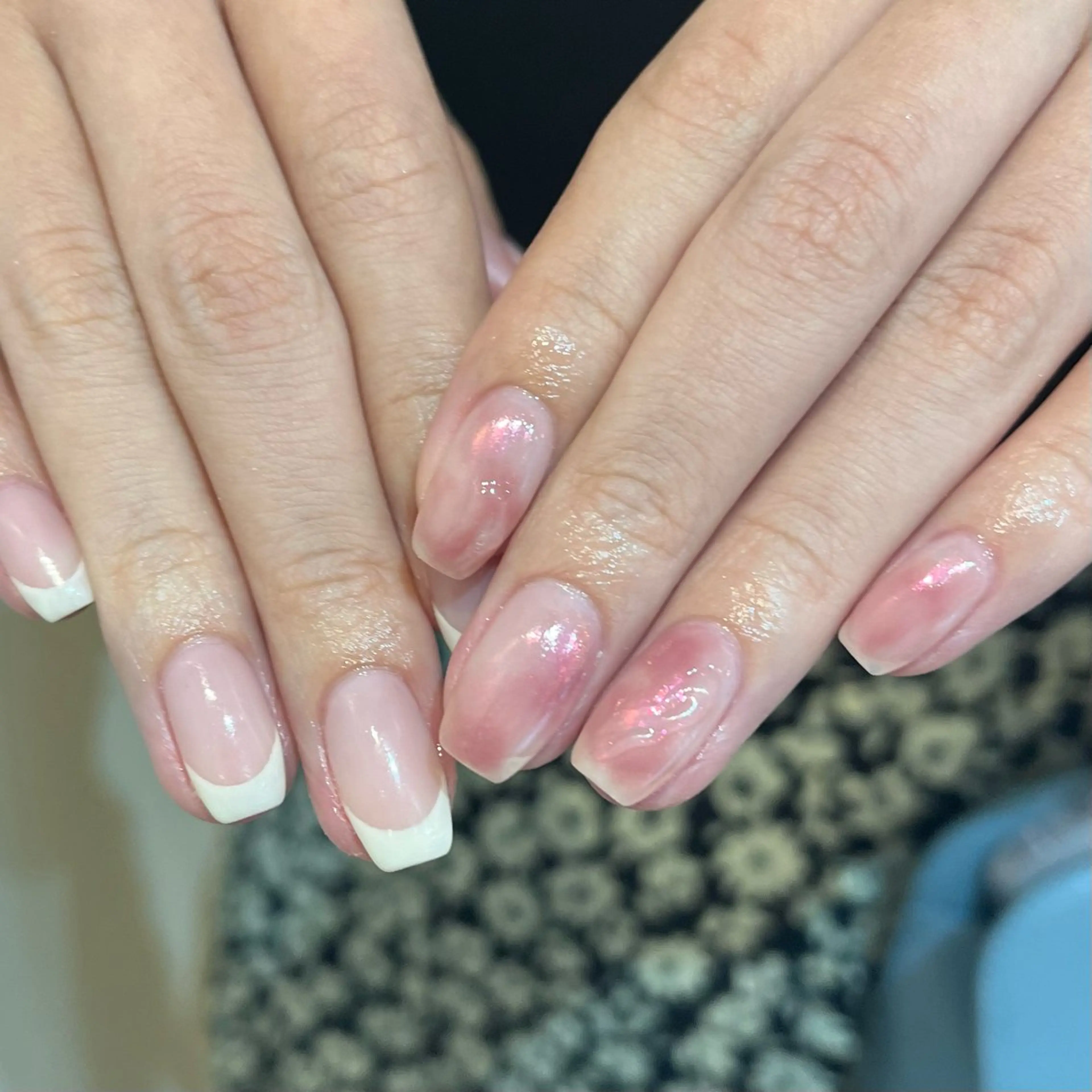 ネイル フレンチネイル ハンドネイル Momone ／渋谷／パラジェルのネイルデザイン