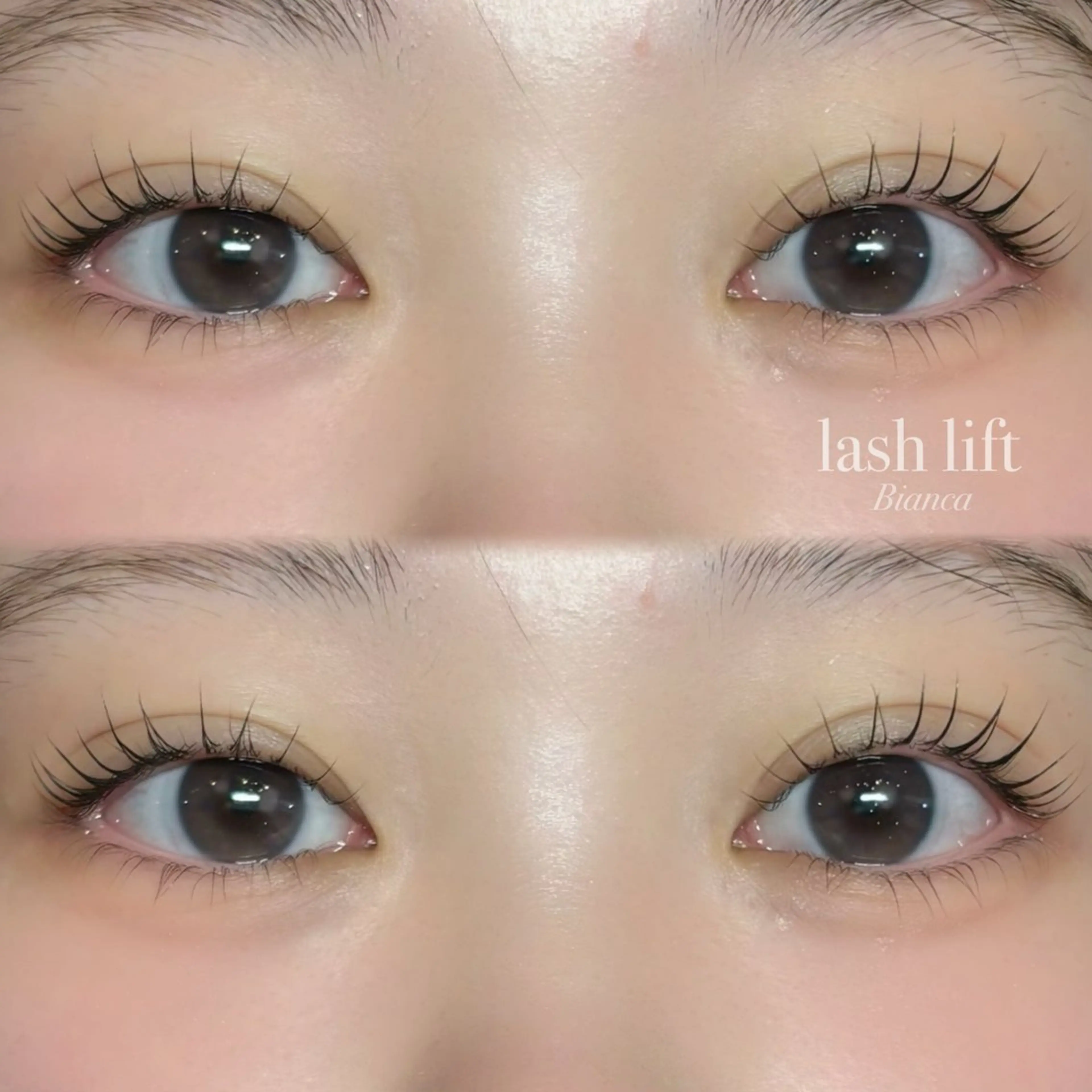 パリジェンヌラッシュリフト🎀根元から80度に立ち上げ🎀新宿/まつぱ/まつパ/まつげパーマの写真