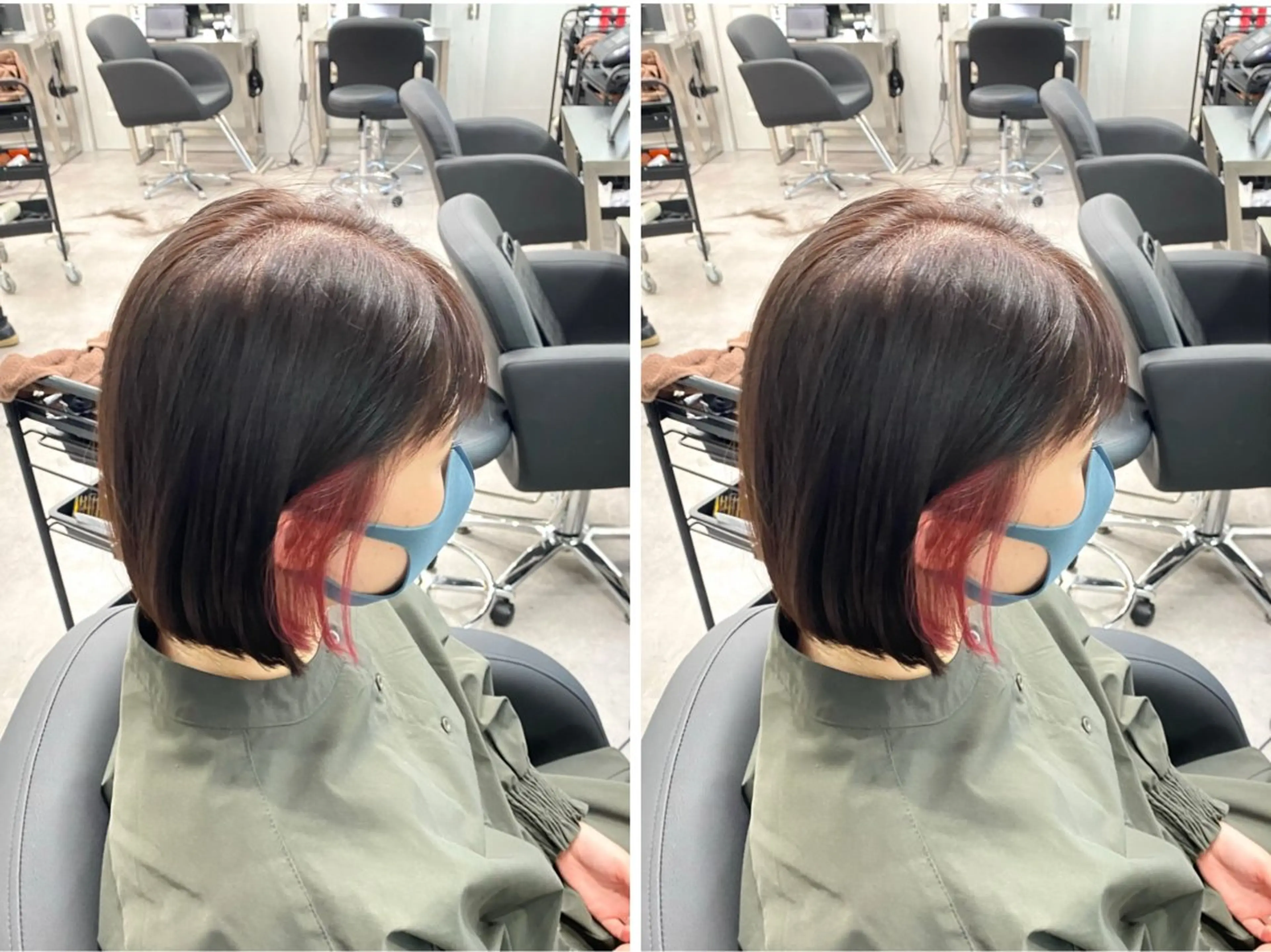 ショート カット 縮毛矯正 トリートメント 猿渡 竜司｜透明感 カラー×レイヤーのヘアスタイル