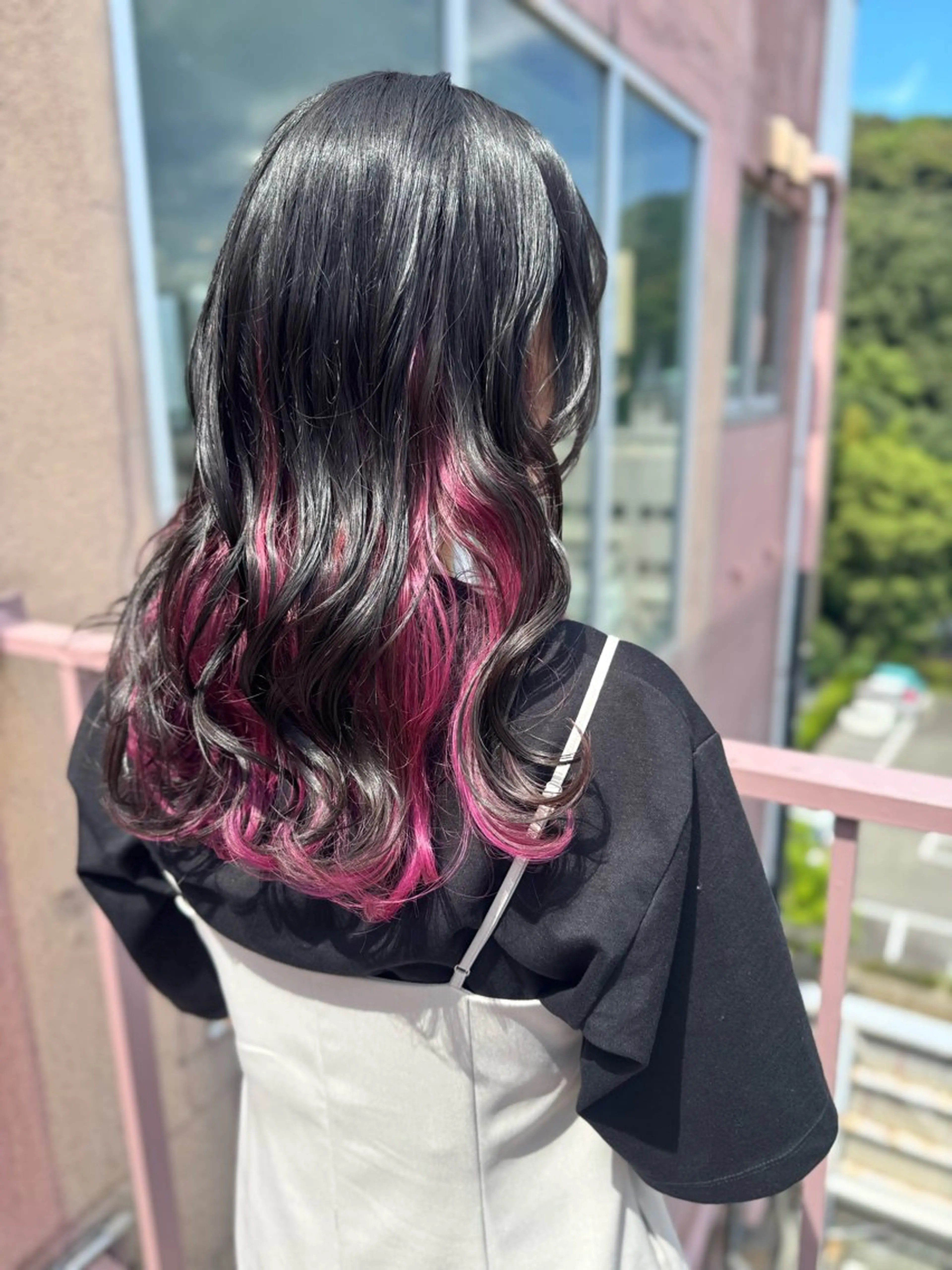 セミロング カラー ピンクカラー ヘアカラー Viage （ビアージュ）のヘアスタイル