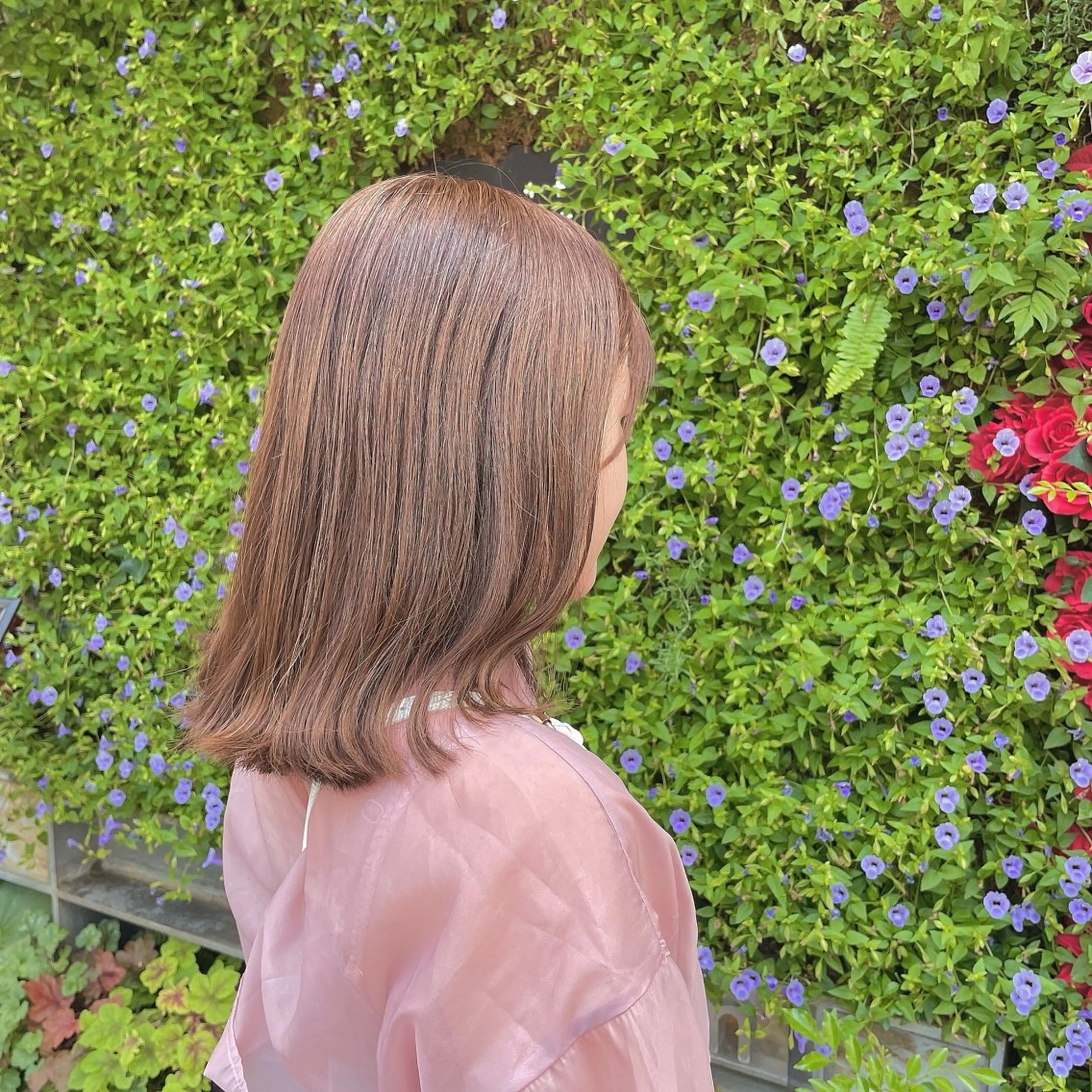 ミディアム カラー ベージュカラー ショコラベージュ 【大人ショート/ボブ モデル募集】　Seiのヘアスタイル