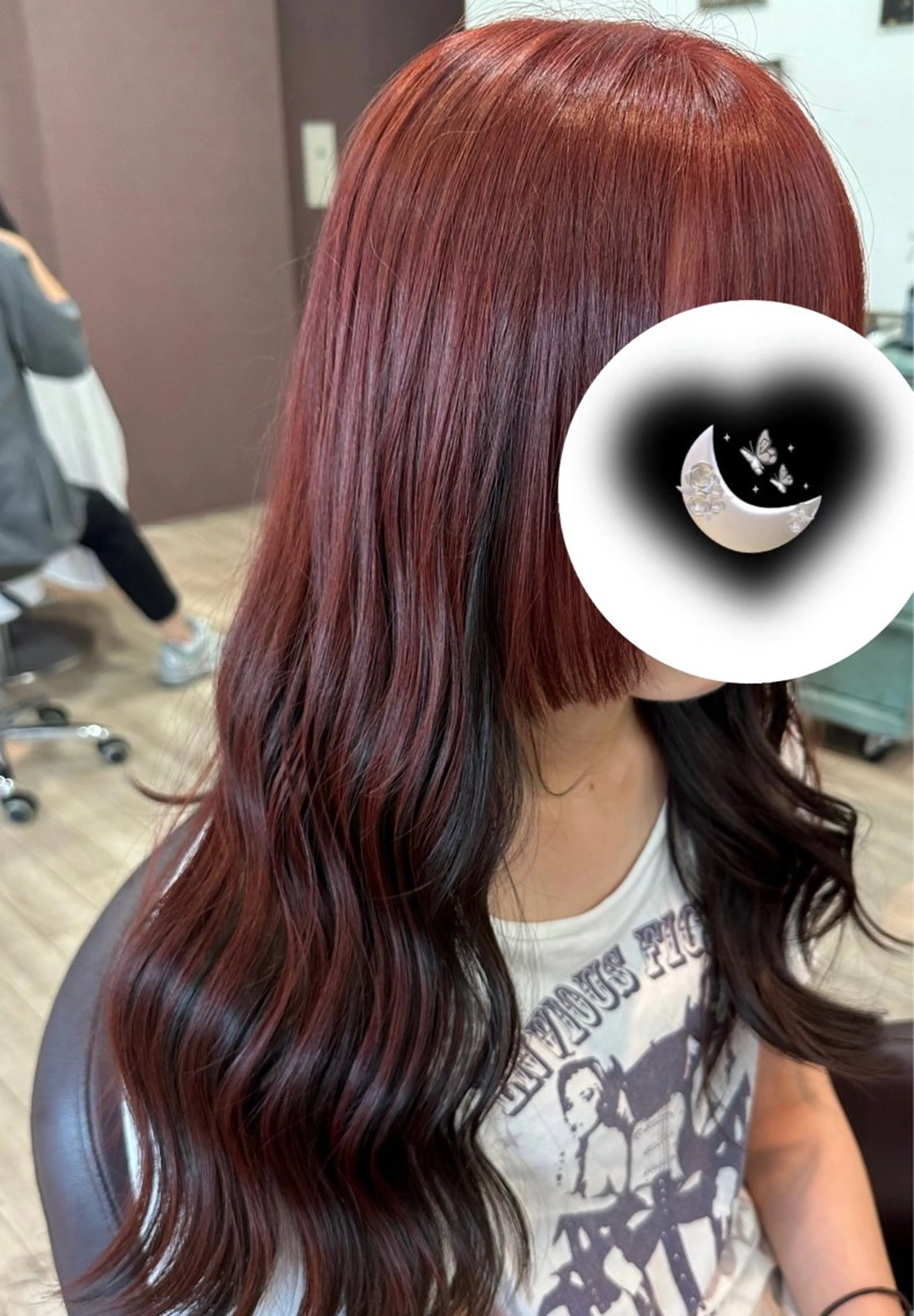 ロング ヘアカラー ツヤ髪質改善 💜れいな💜のヘアスタイル