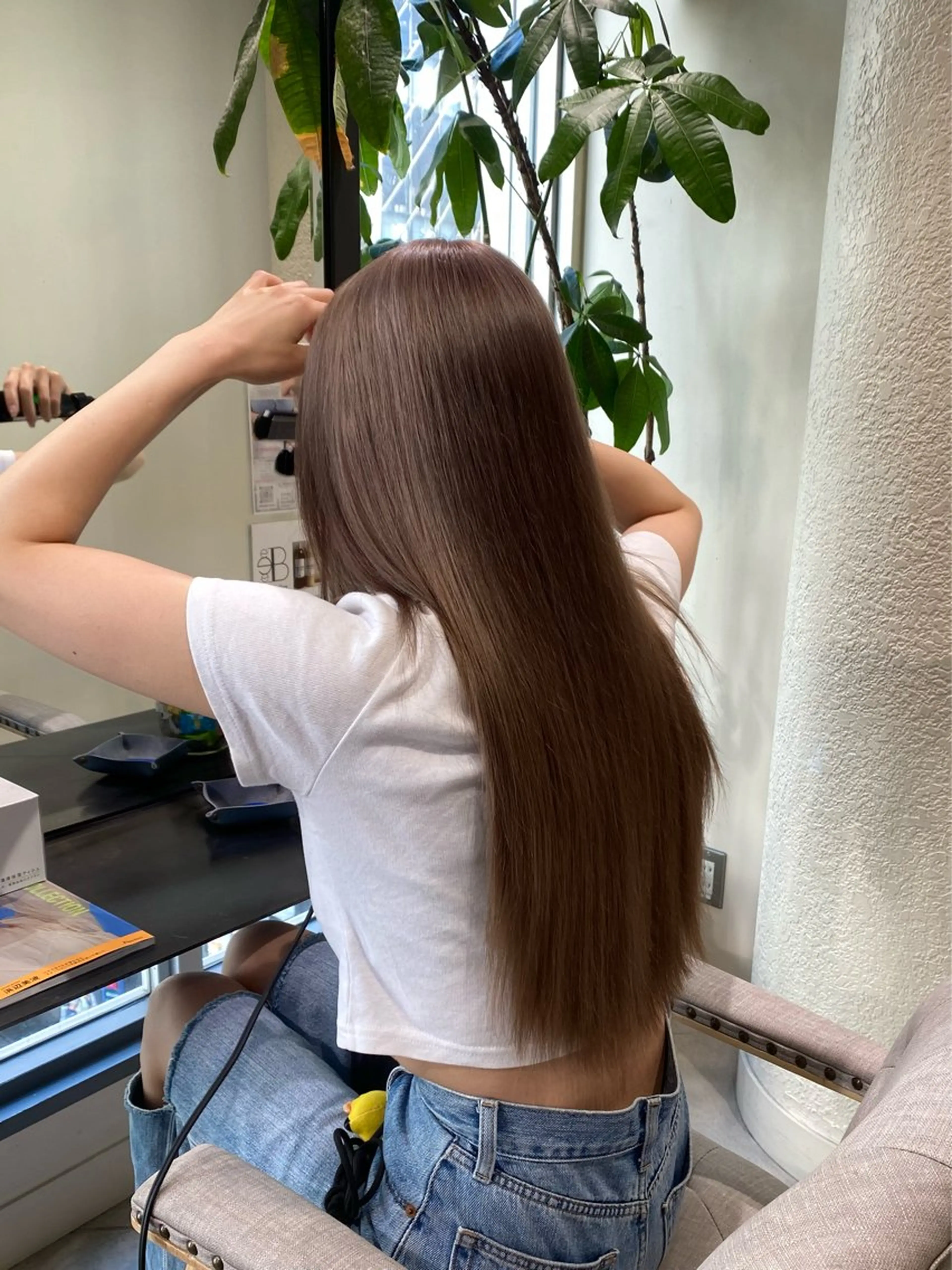 カラー ヘアカラー トリートメント ハイトーン✨艶髪💘 💘 AYANO💘のヘアスタイル