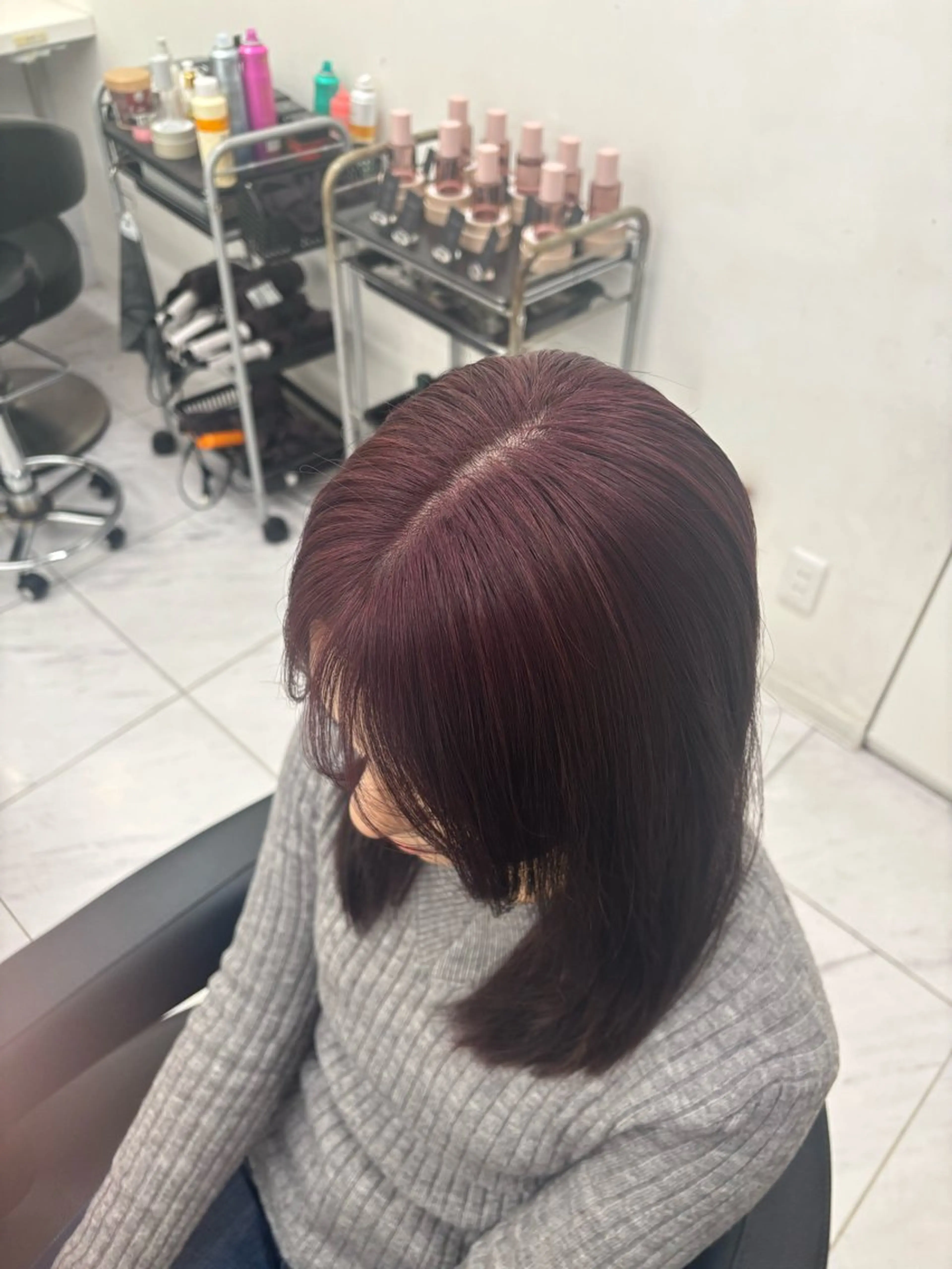 ロング ヘアカラー 🫧韓国/似合わせ ボブRION🫧のヘアスタイル