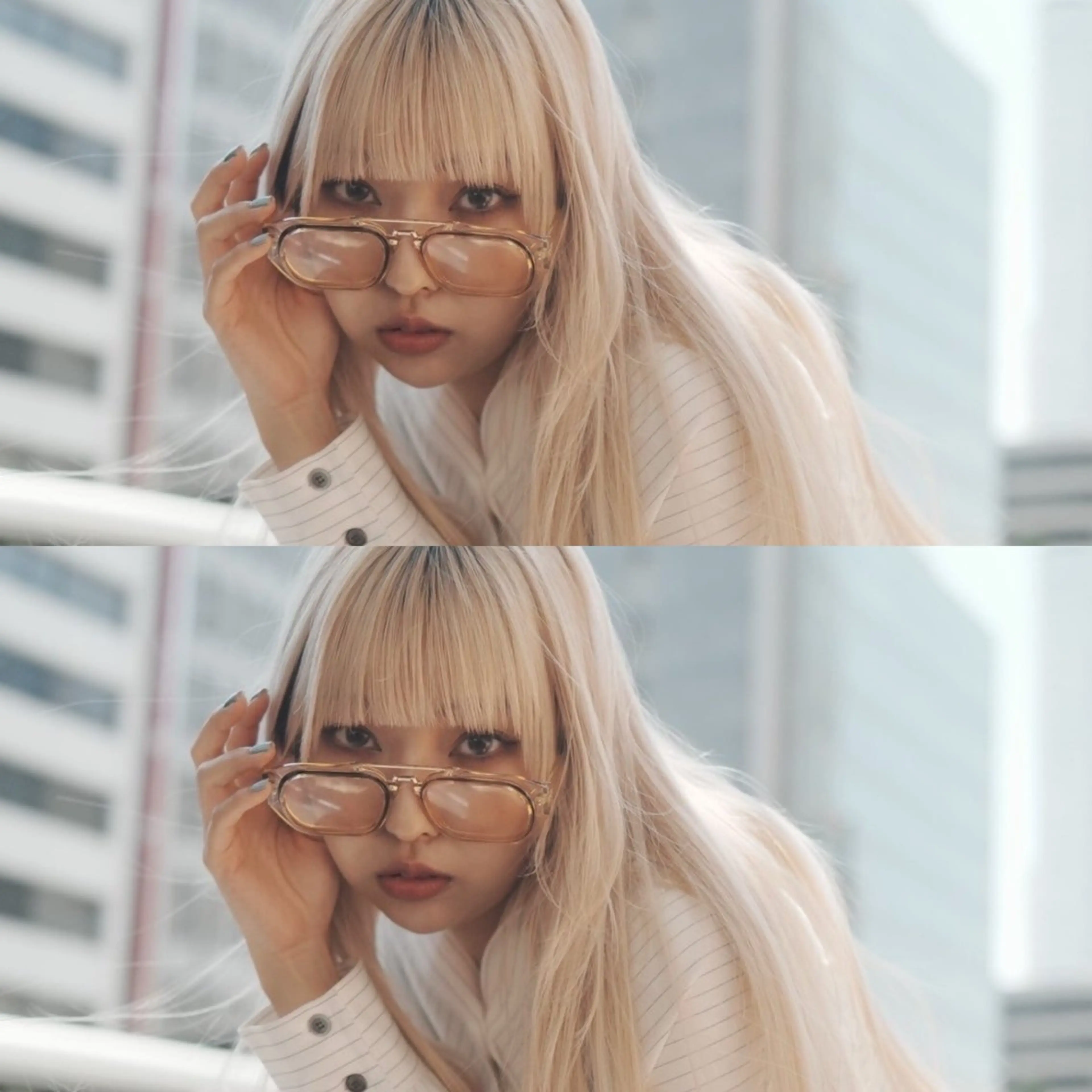 ロング カラー 💖大人韓国ヘア💖 韓国艶カラー【銀座】のヘアスタイル