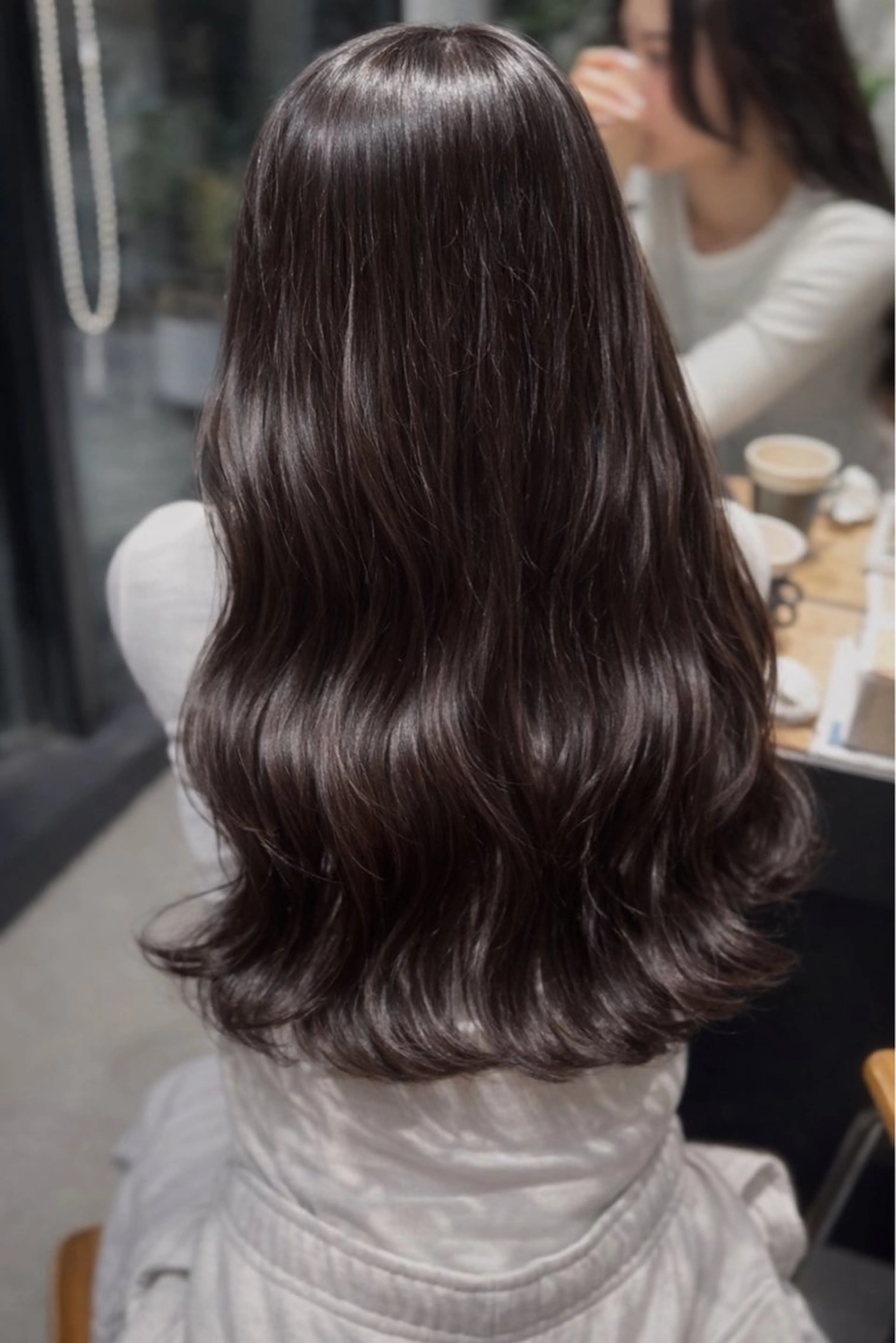 ロング カット ヘアカラー Ria／透明感カラー ／レイヤー／ボブ🌸のヘアスタイル