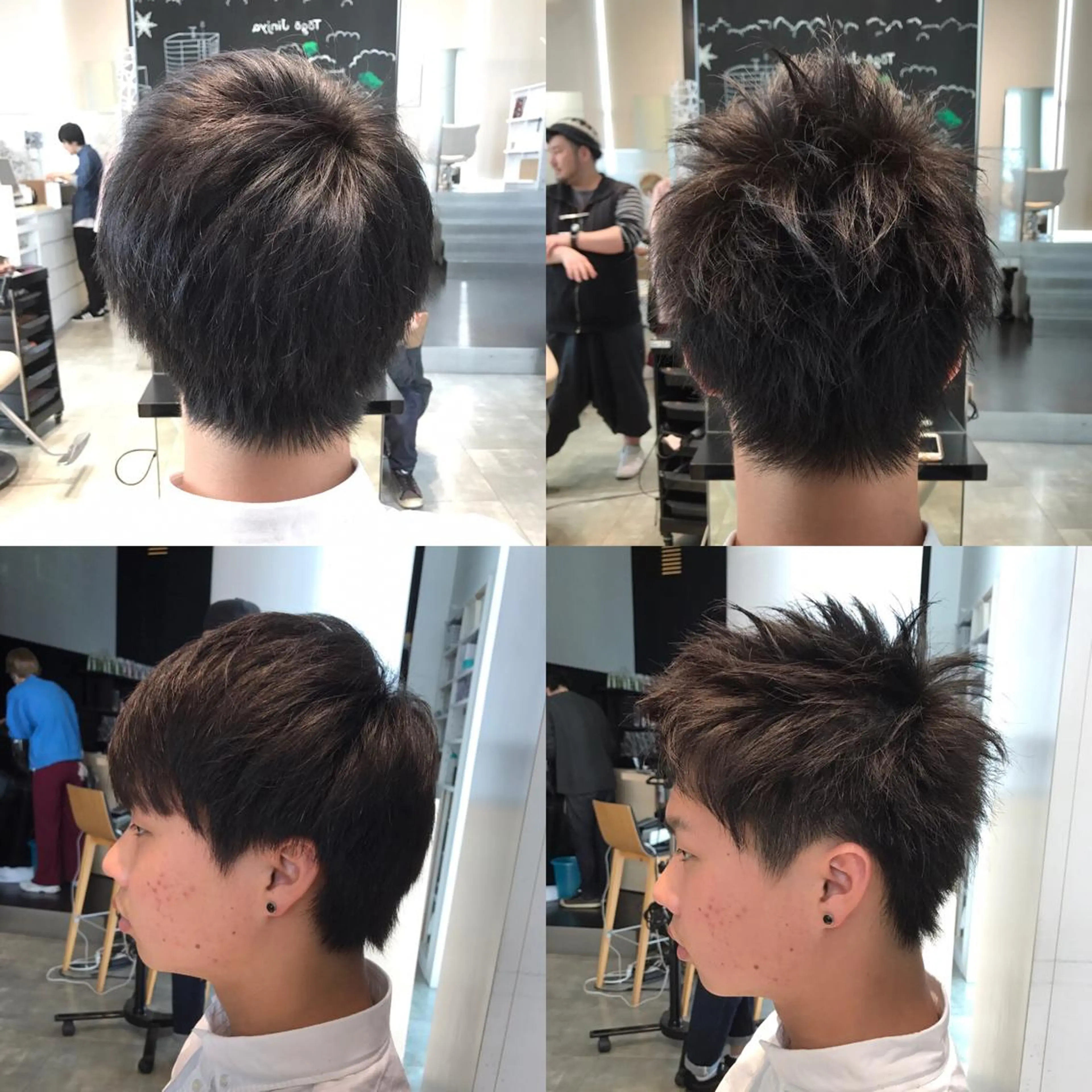 ショート カラー ヘアアレンジ メンズ Re:ta KANZOのヘアスタイル