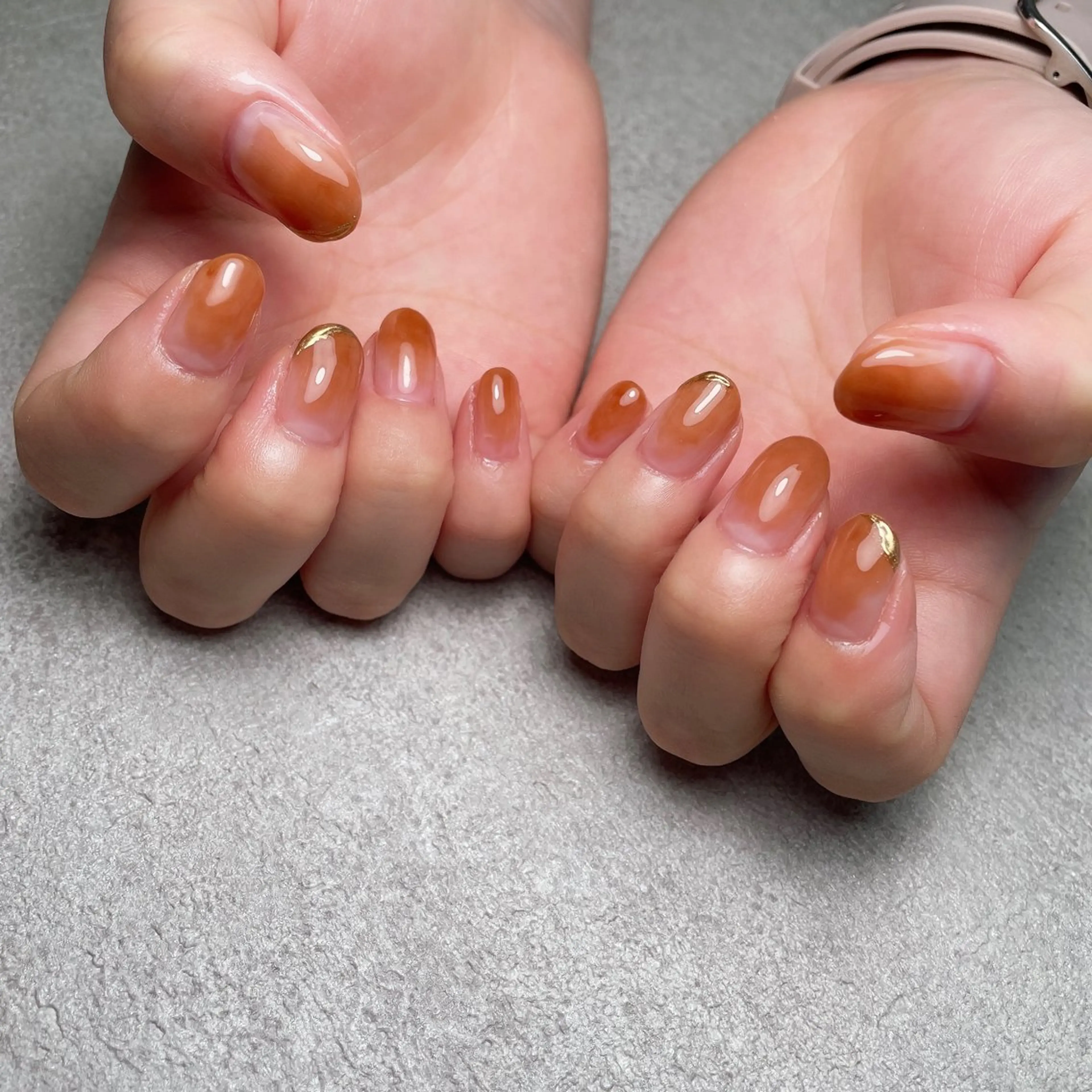 ネイル ブラウン ミラーネイル ALL Nail &whiteningのその他イメージ