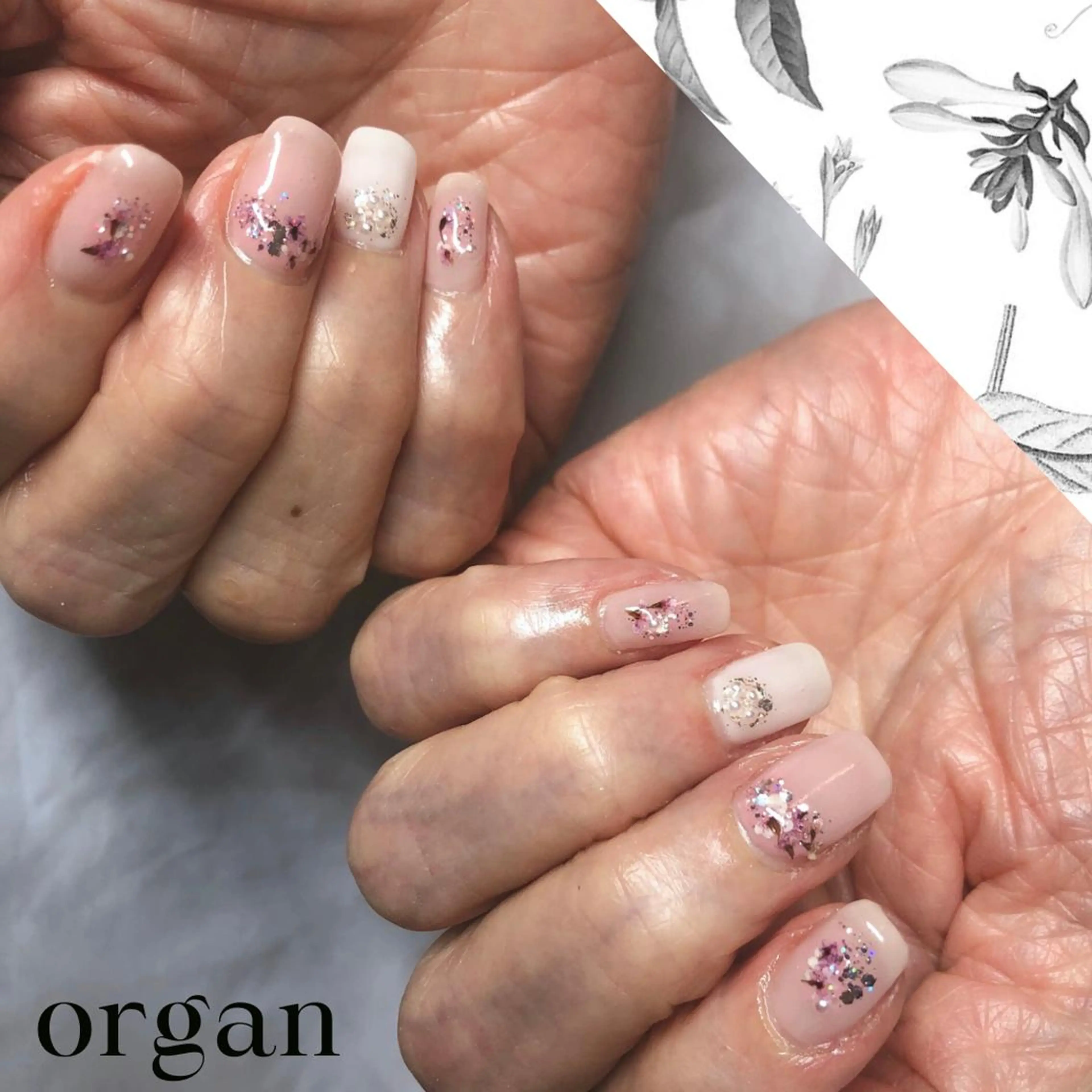ネイル 春ネイル 【ＯＲＧＡＮ】 nailのネイルデザイン