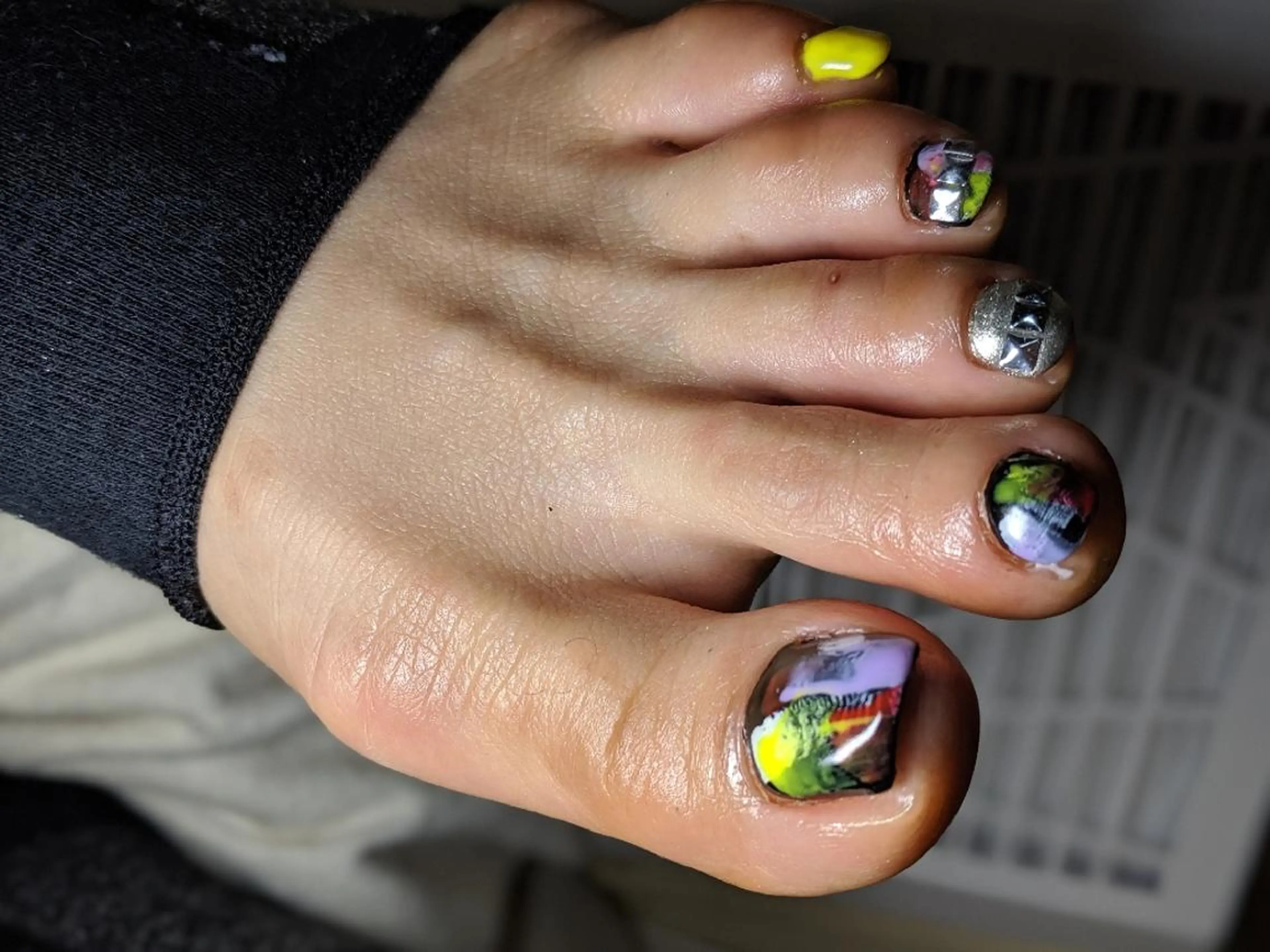 ネイル フットネイル フットネイル nail yu-joy所属・yuu -joynailのネイルデザイン